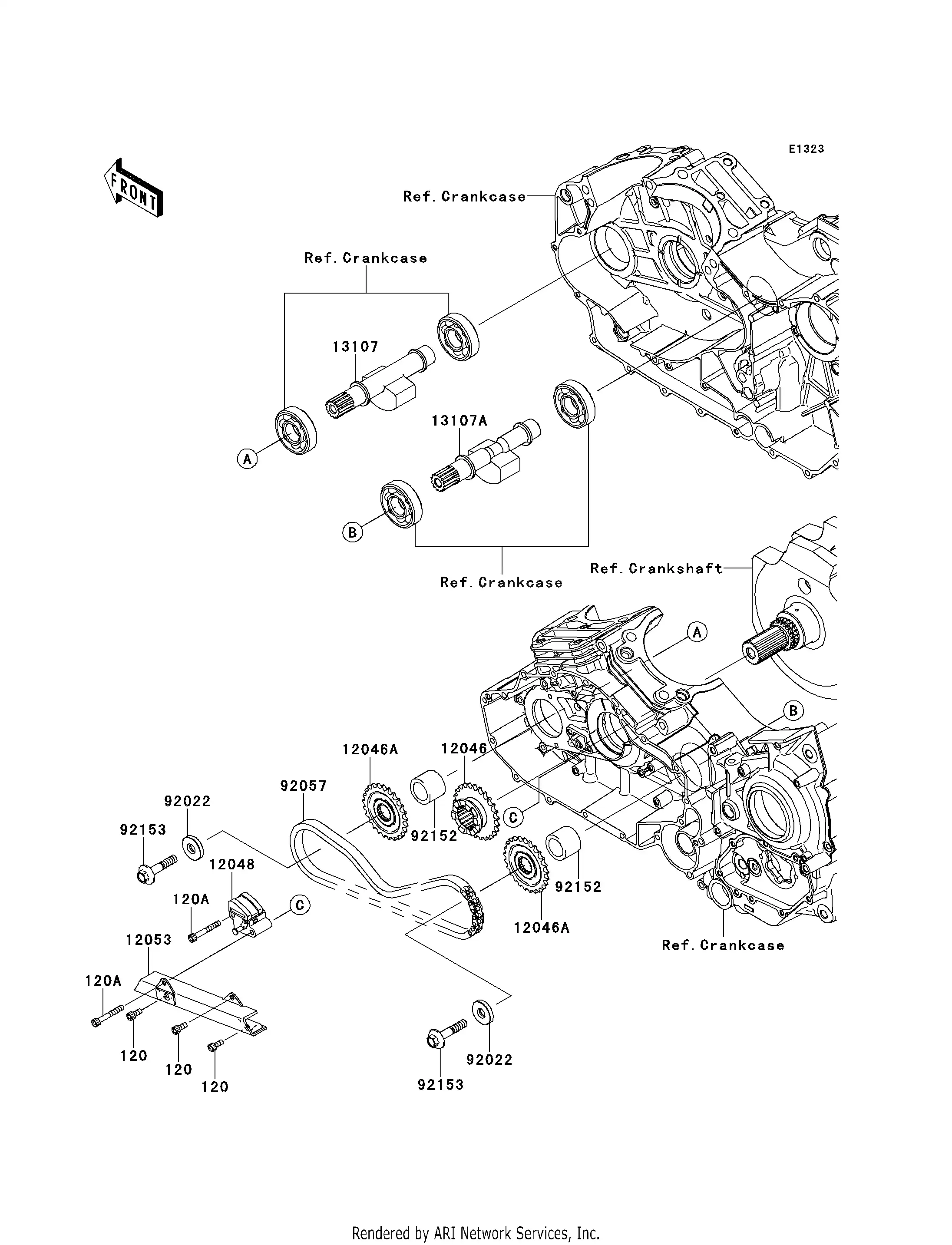 Tensioner Assy Kawasaki Yoshiparts