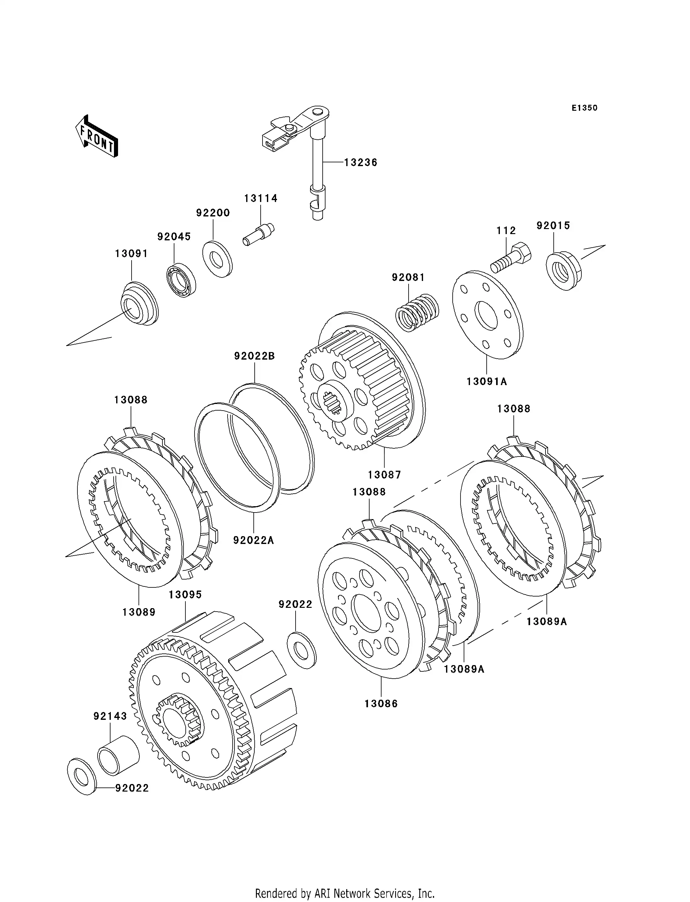 Housing Comp Clutch Kawasaki Yoshiparts