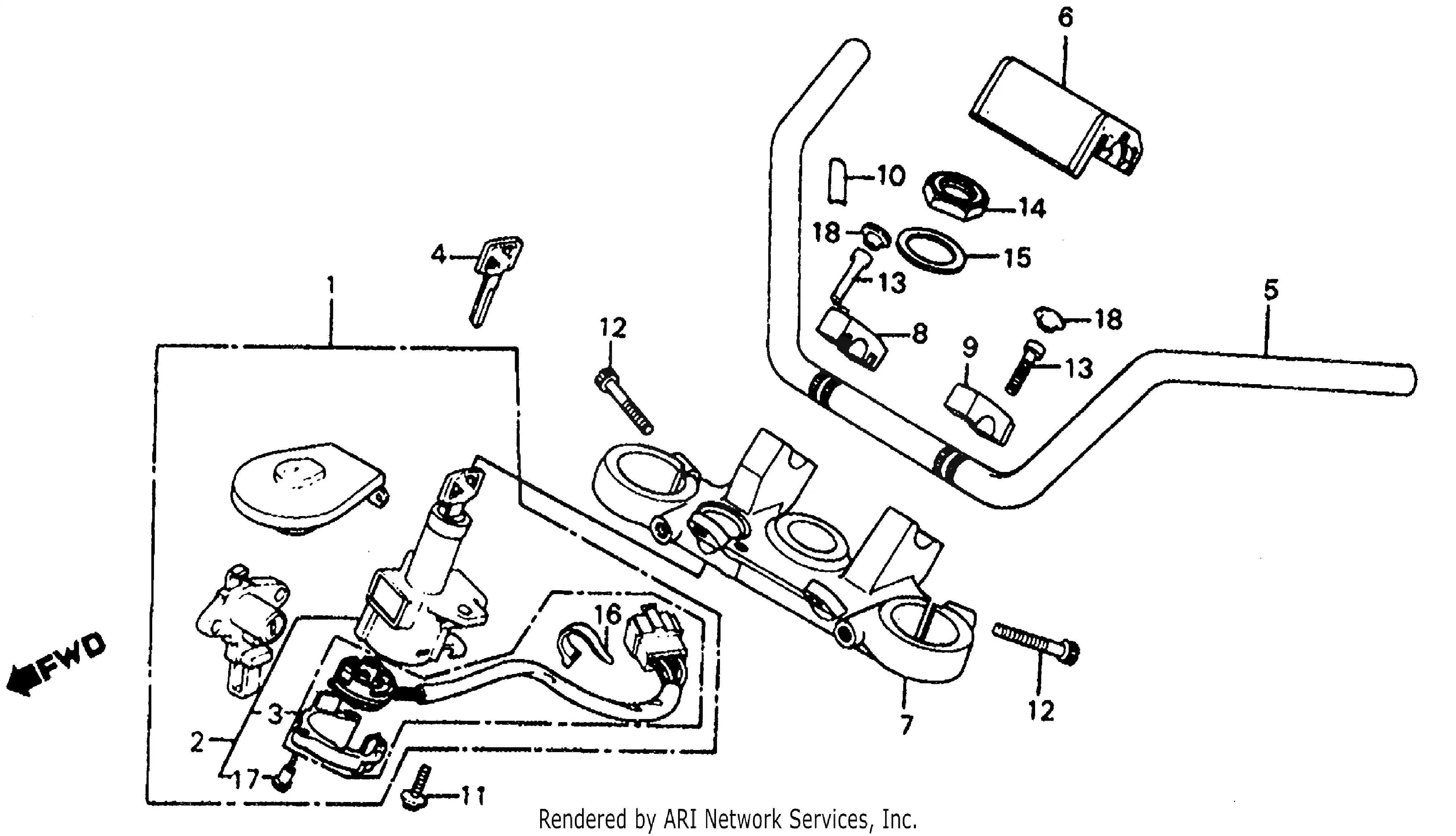 Handlebar Top Bridge