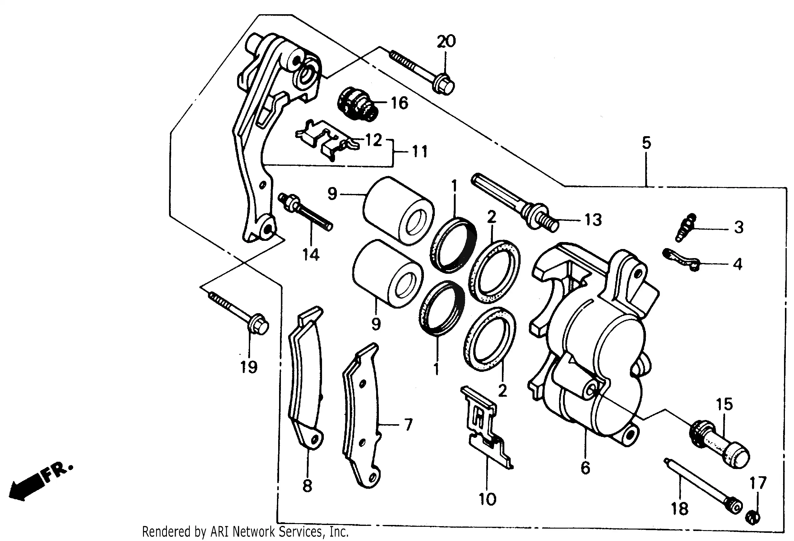 Front Brake Caliper