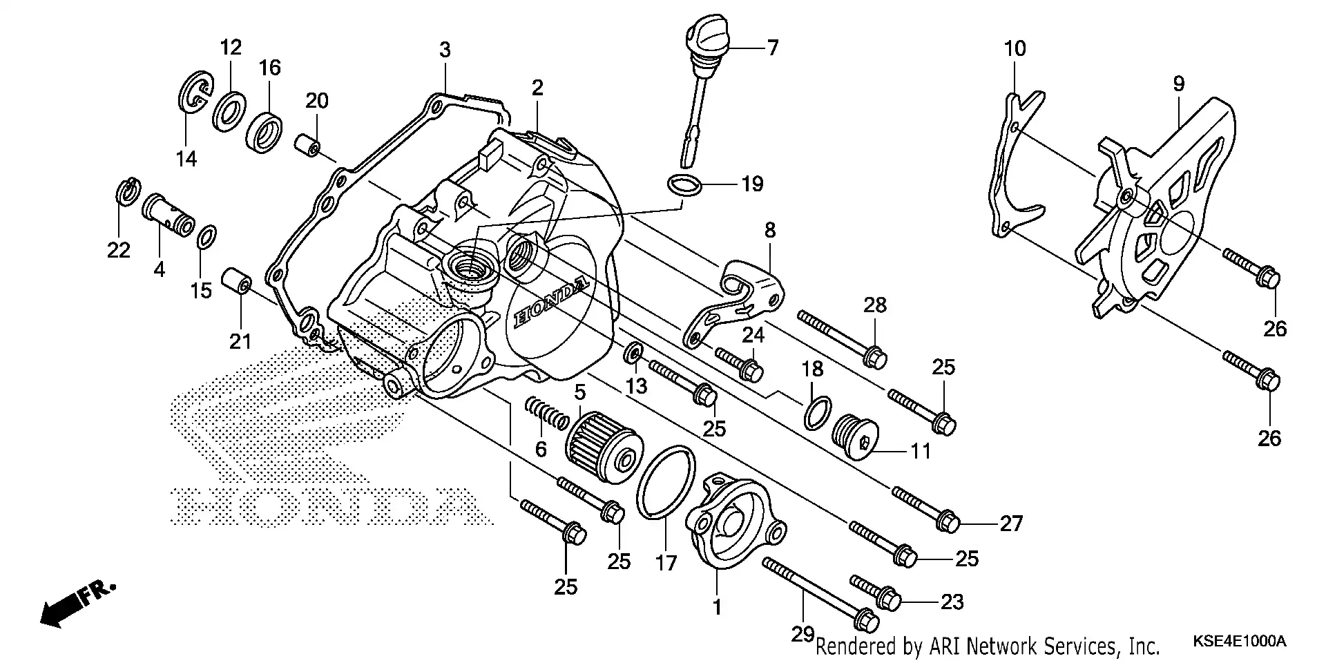 Left Crankcase Cover