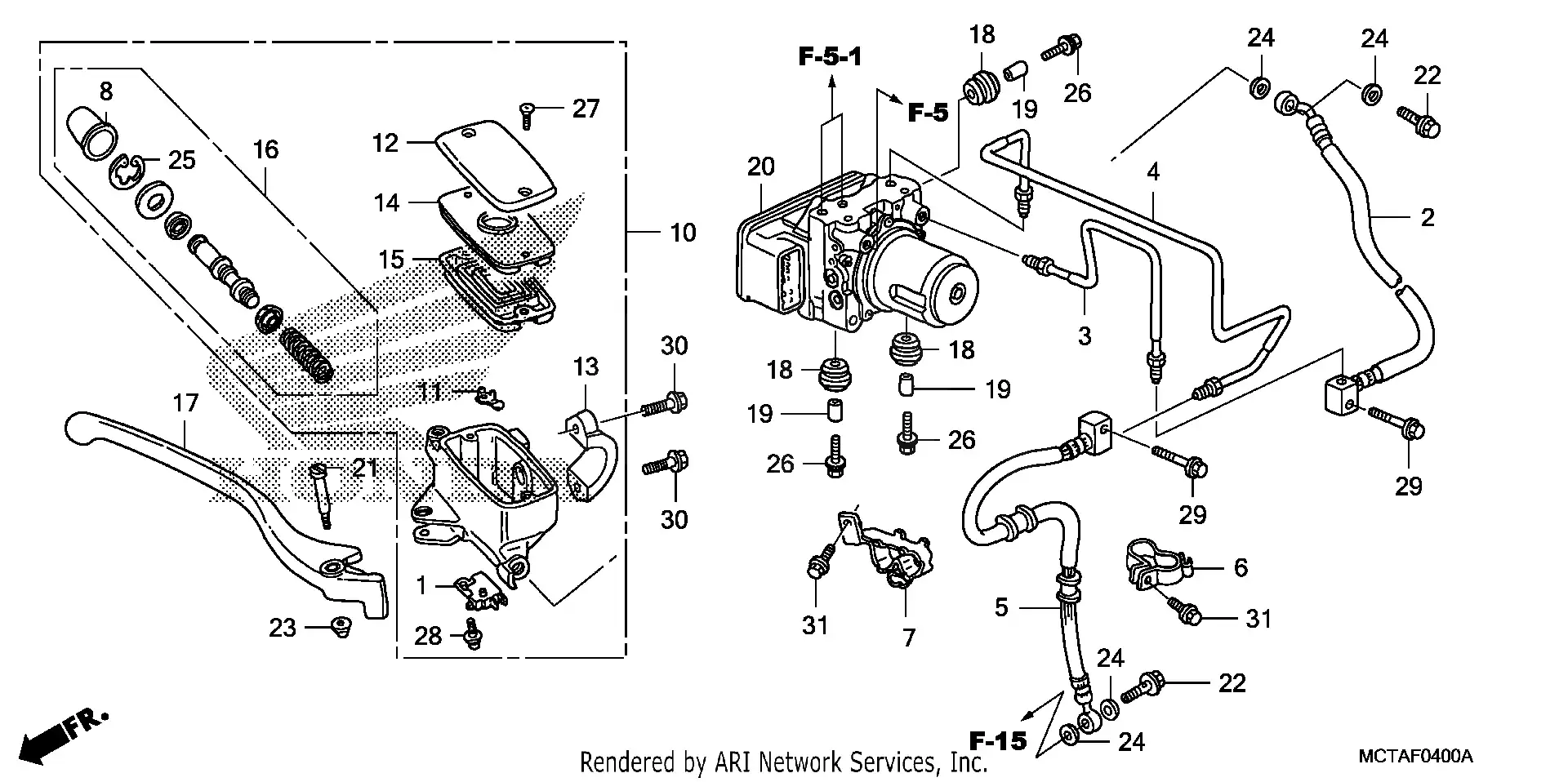Front Brake Master Cylinder