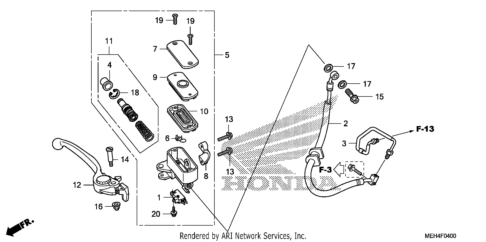 Front Brake Master Cylinder