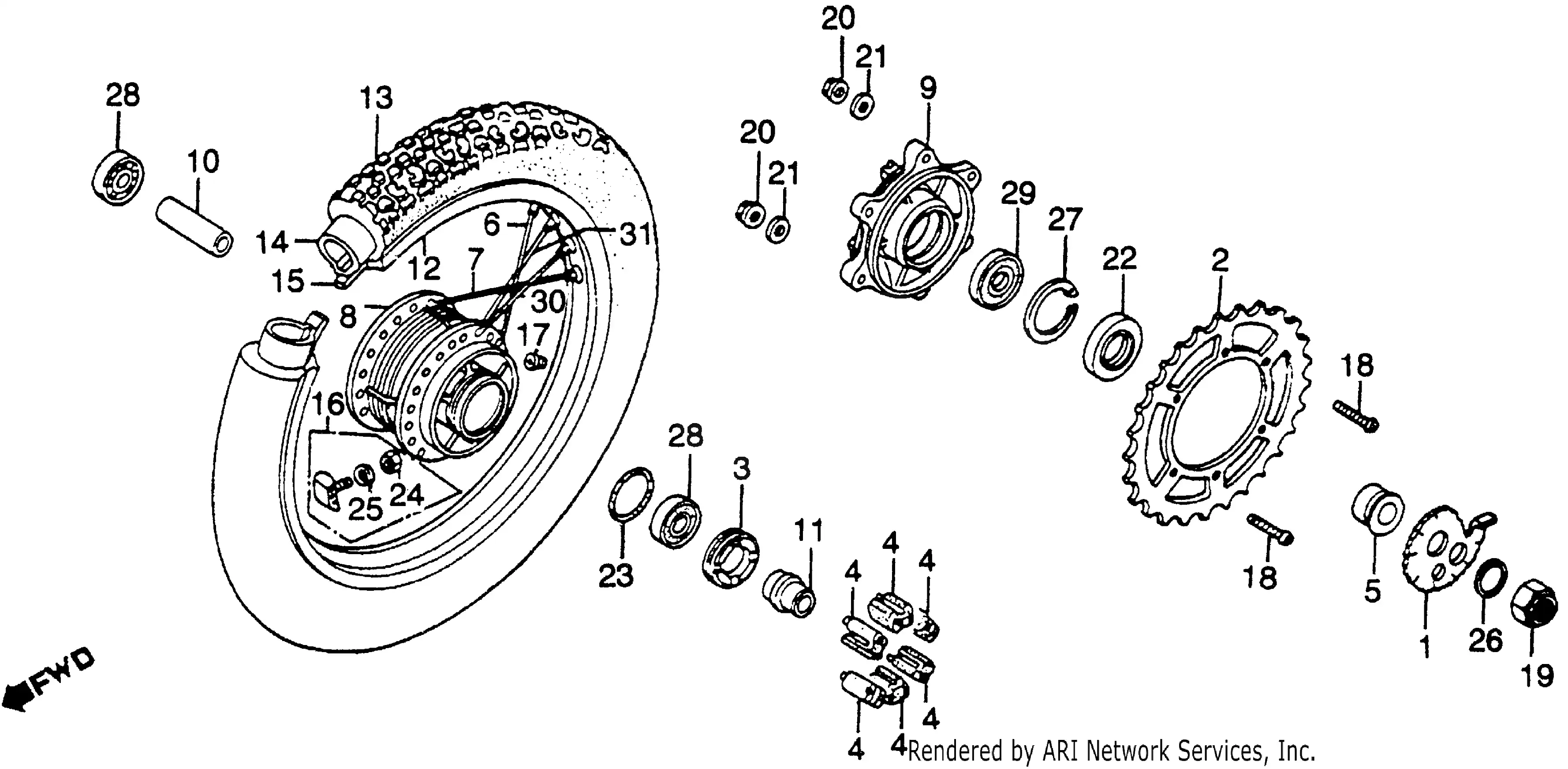 Rear Wheel
