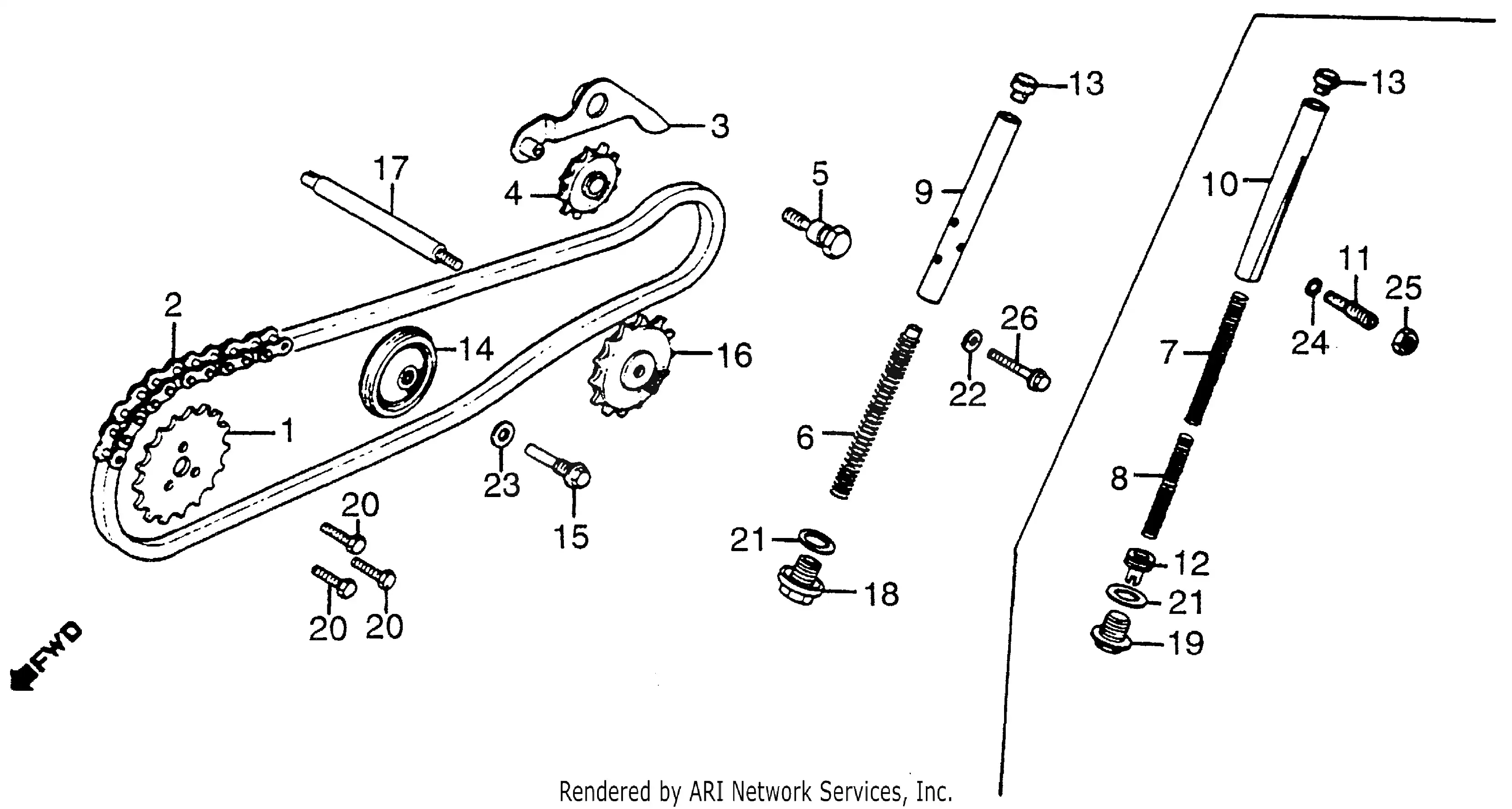 Cam Chain + Tensioner