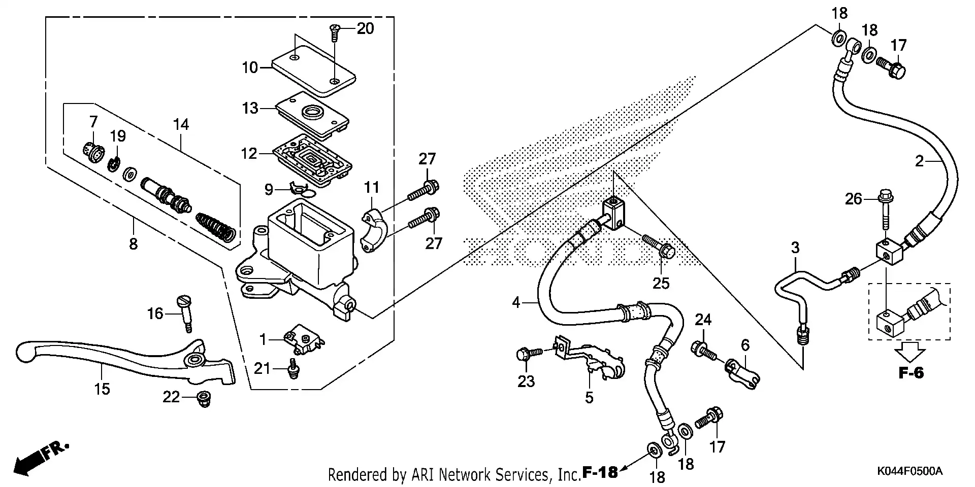 Front Brake Master Cylinder
