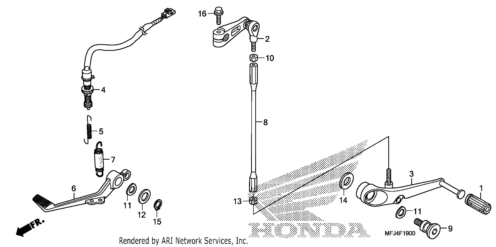 Brake Pedal, Change Pedal