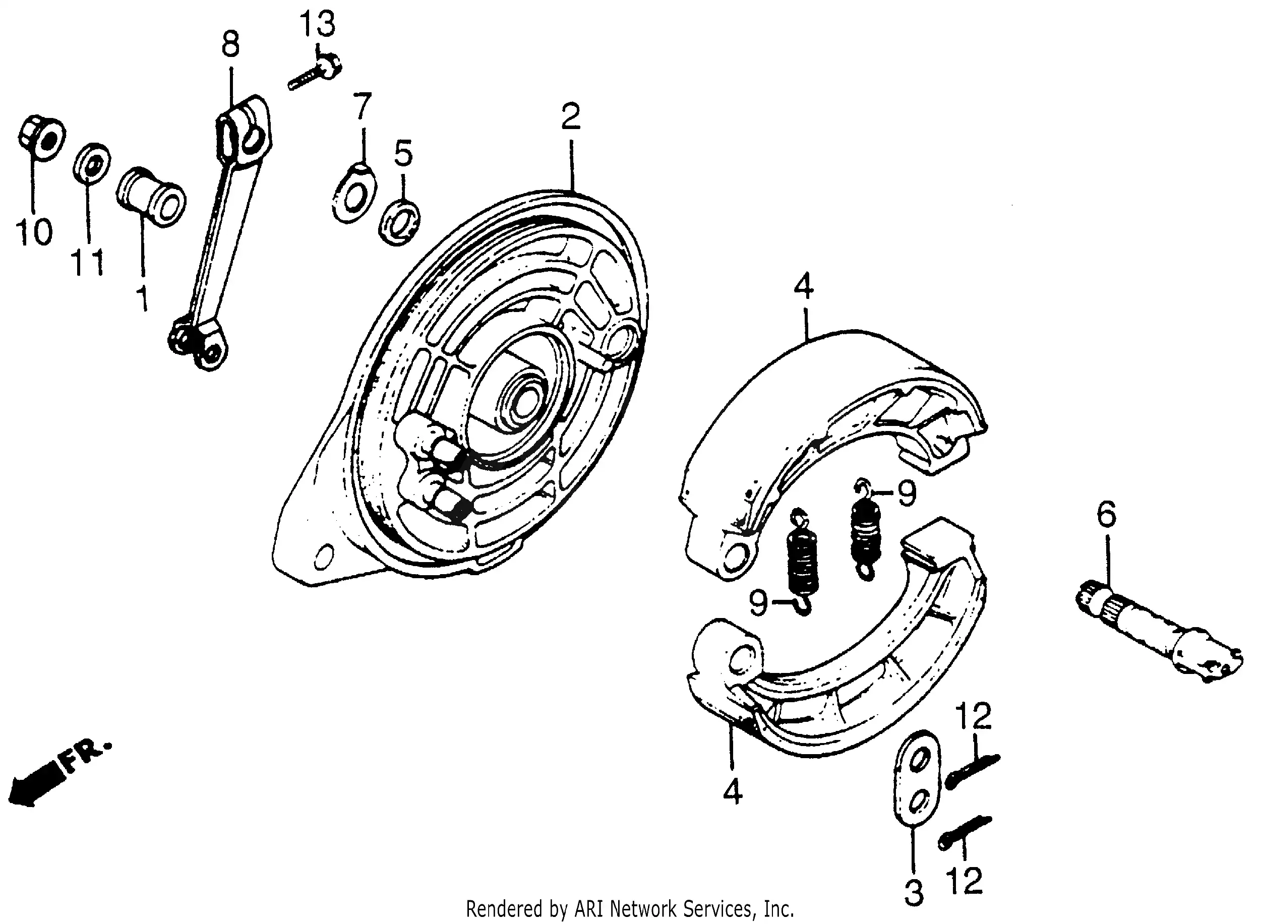 Rear Brake Panel