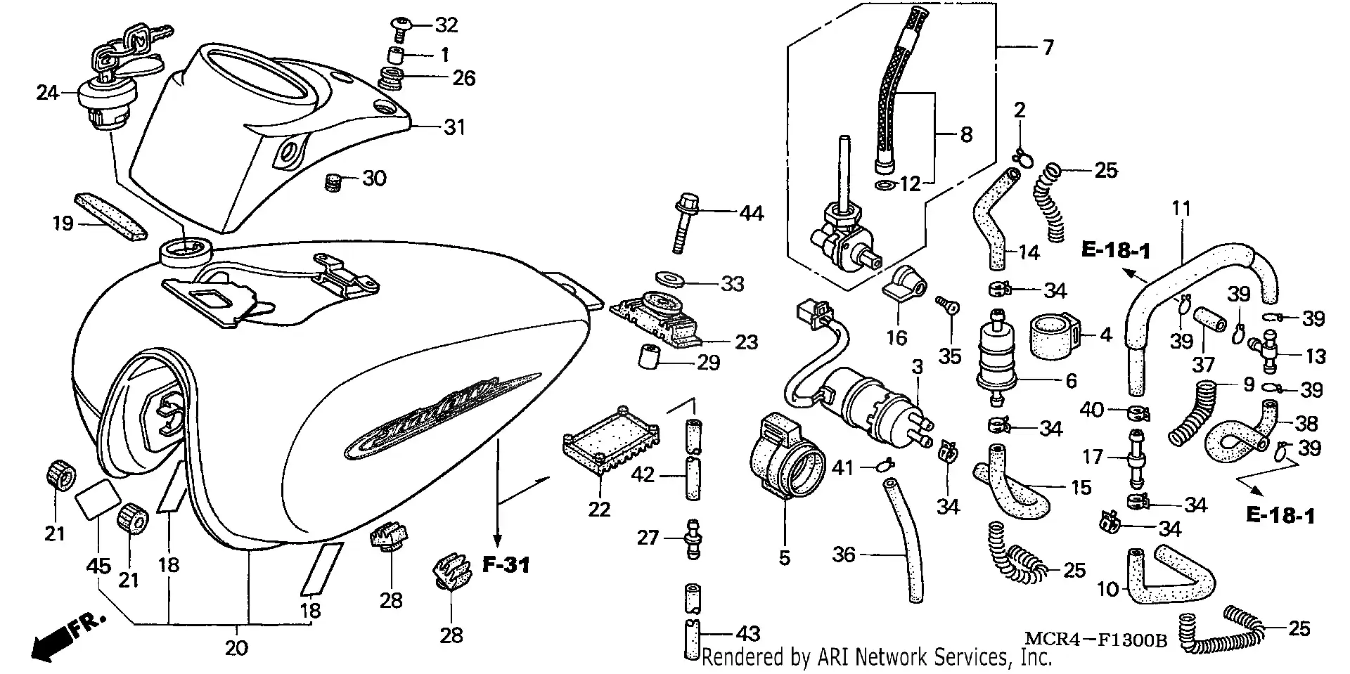 Fuel Tank + Fuel Pump