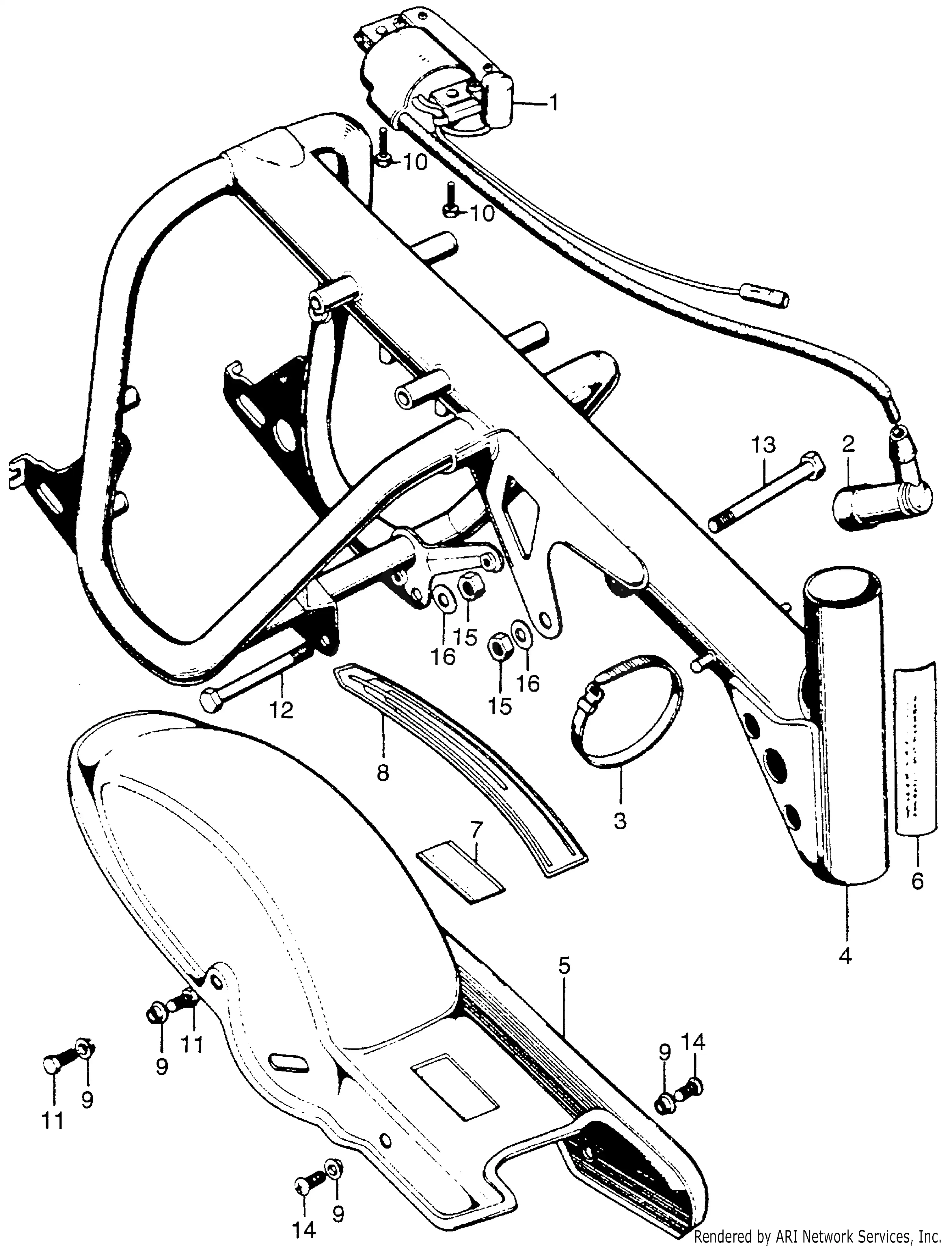 Frame + Rear Fender