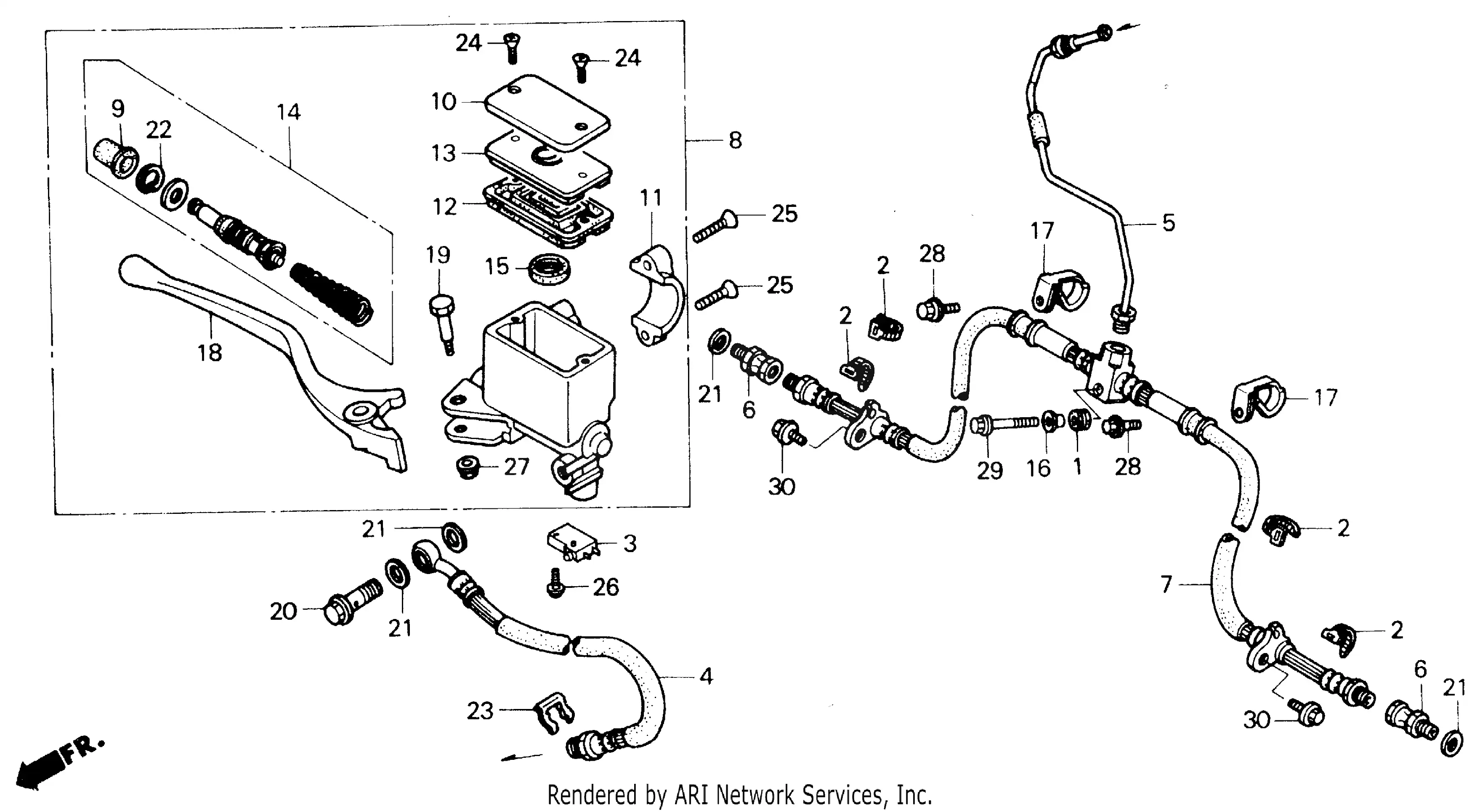 Front Brake Master Cylinder