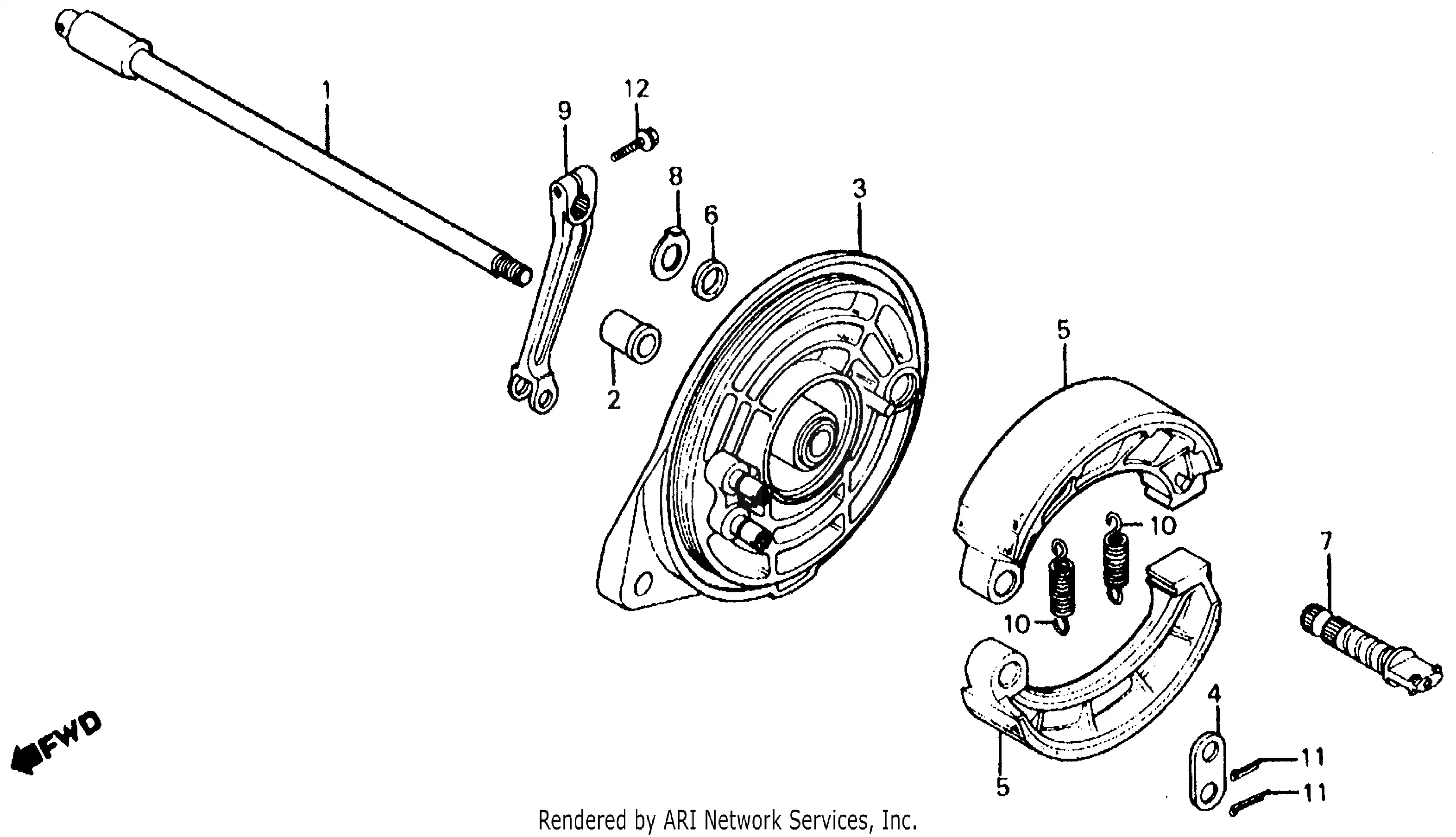 Rear Brake Panel