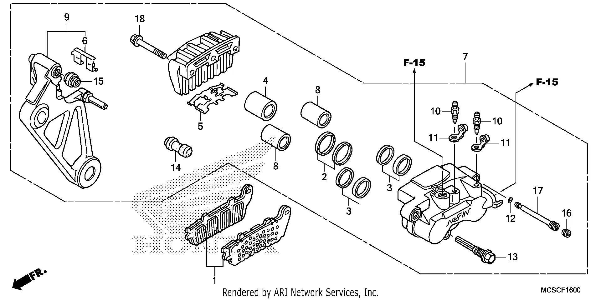 Rear Brake Caliper