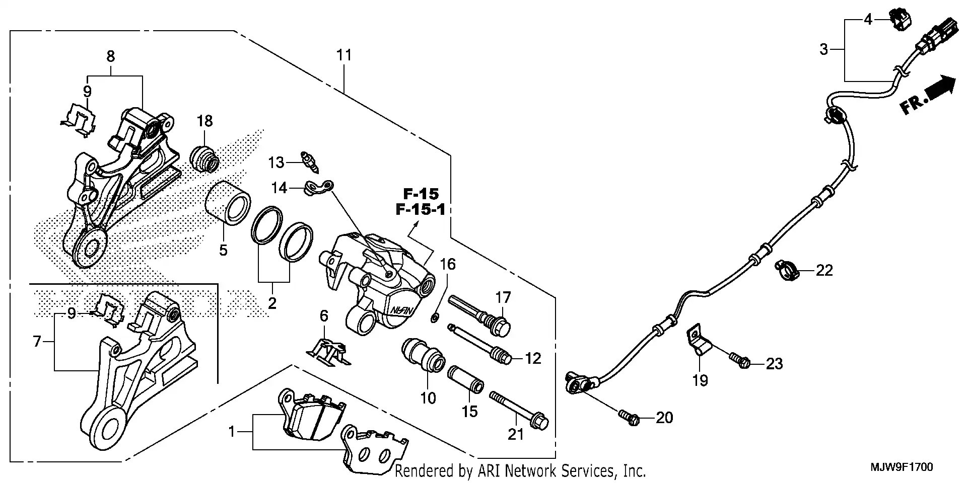 Rear Brake Caliper