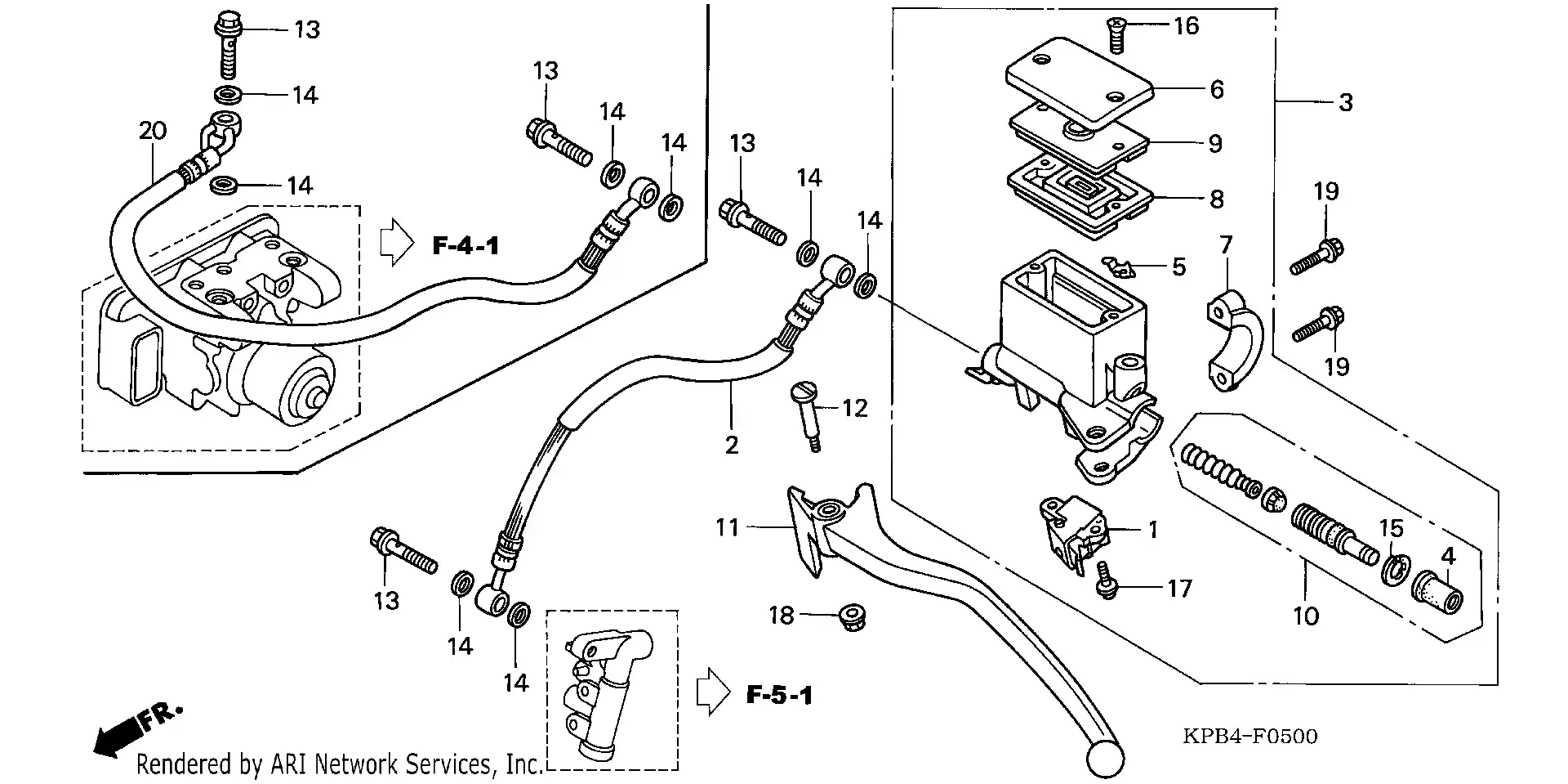 Rear Brake Master Cylinder
