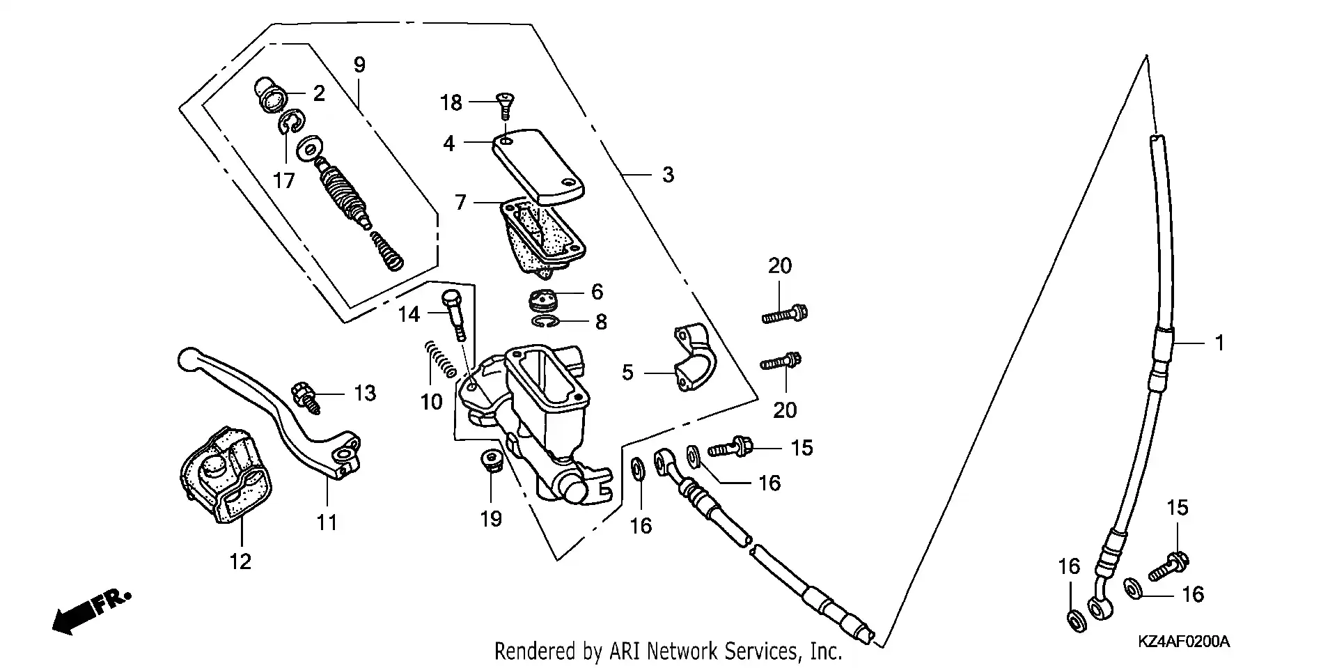 Front Brake Master Cylinder