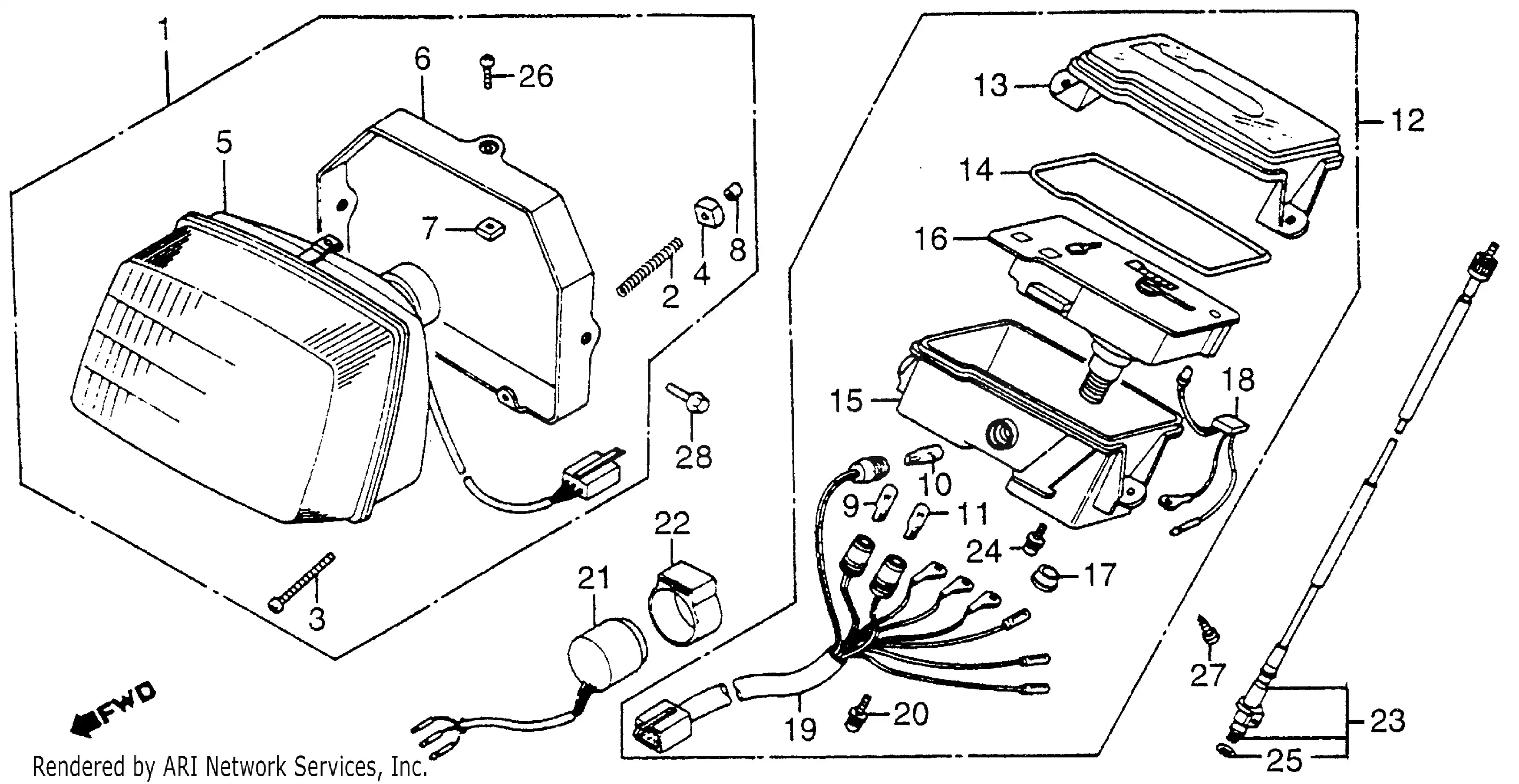 Headlight Speedometer