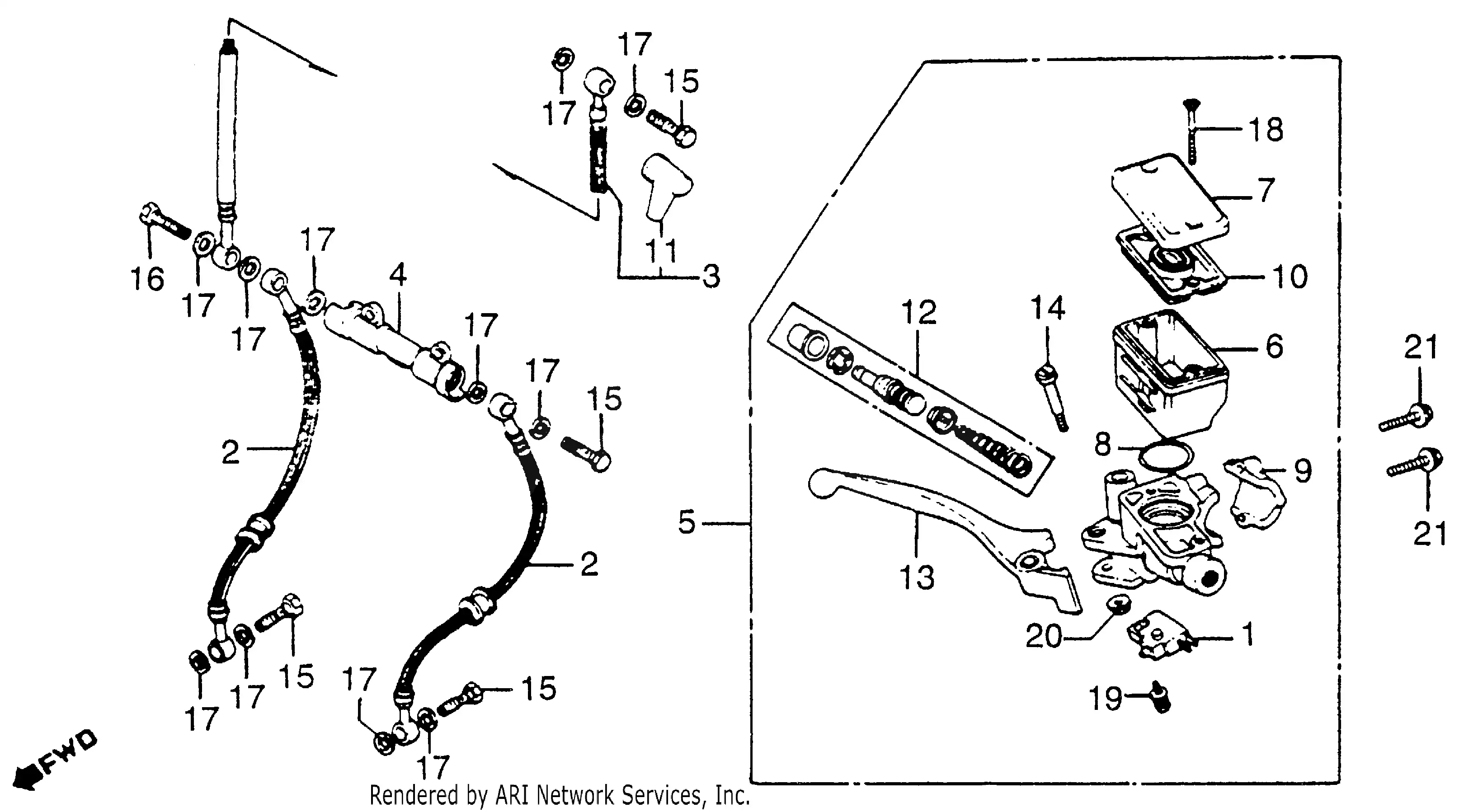 Front Brake Master Cylinder