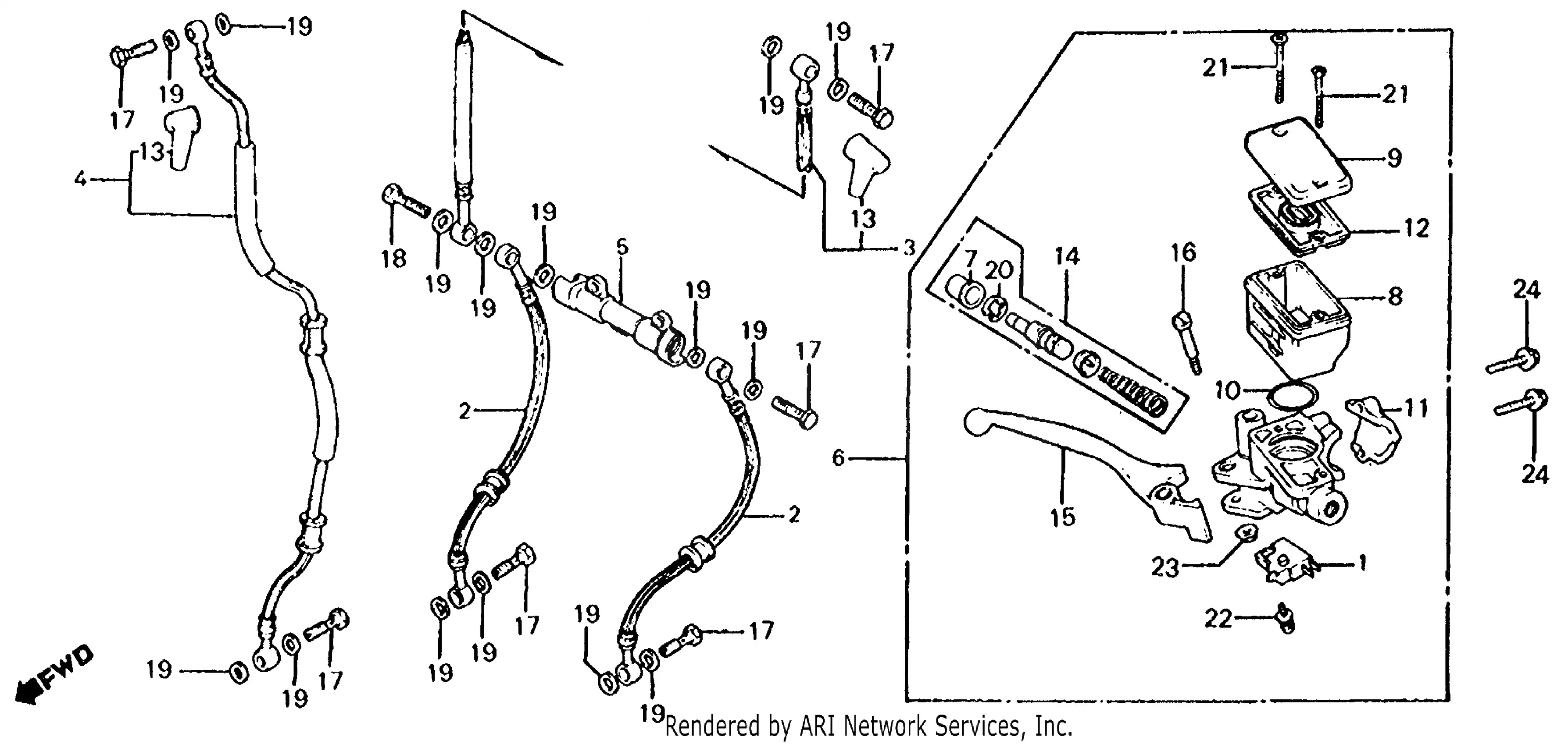 Front Brake Master Cylinder