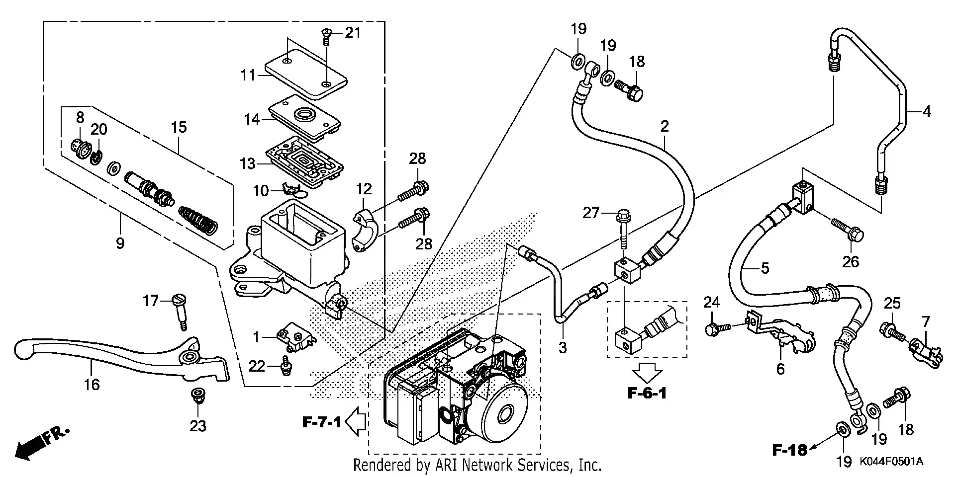 Front Brake Master Cylinder
