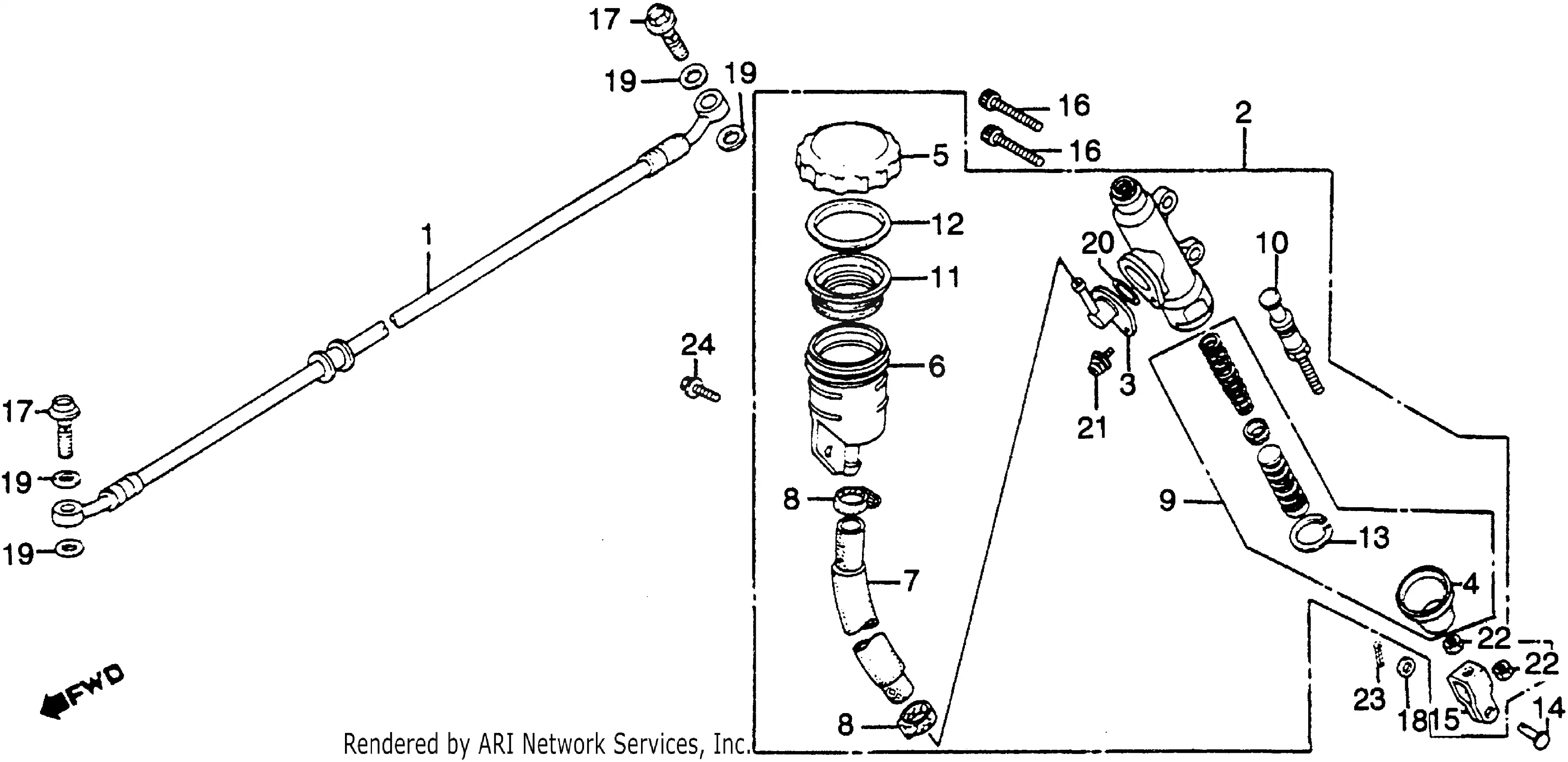 Rear Brake Master Cylinder