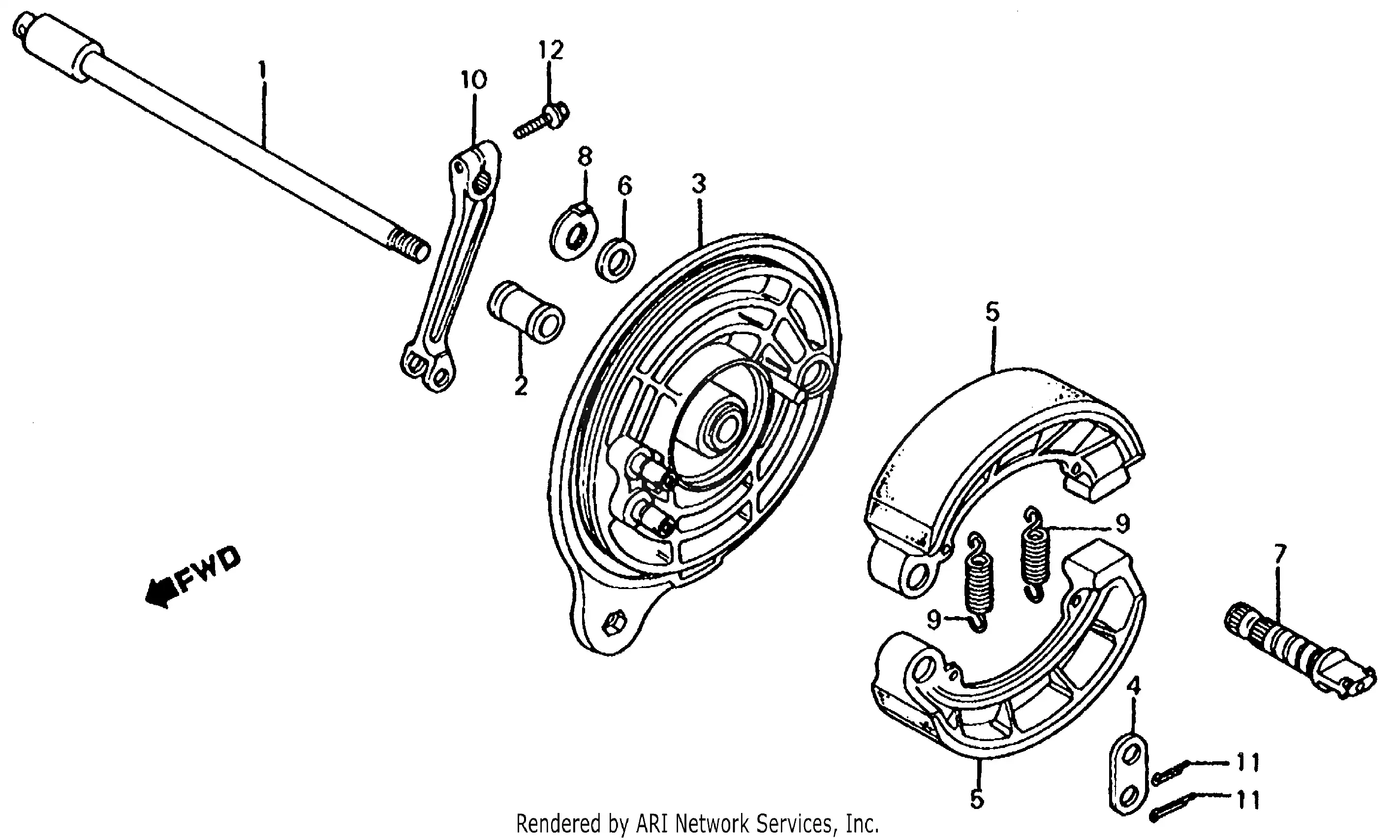 Rear Brake Panel