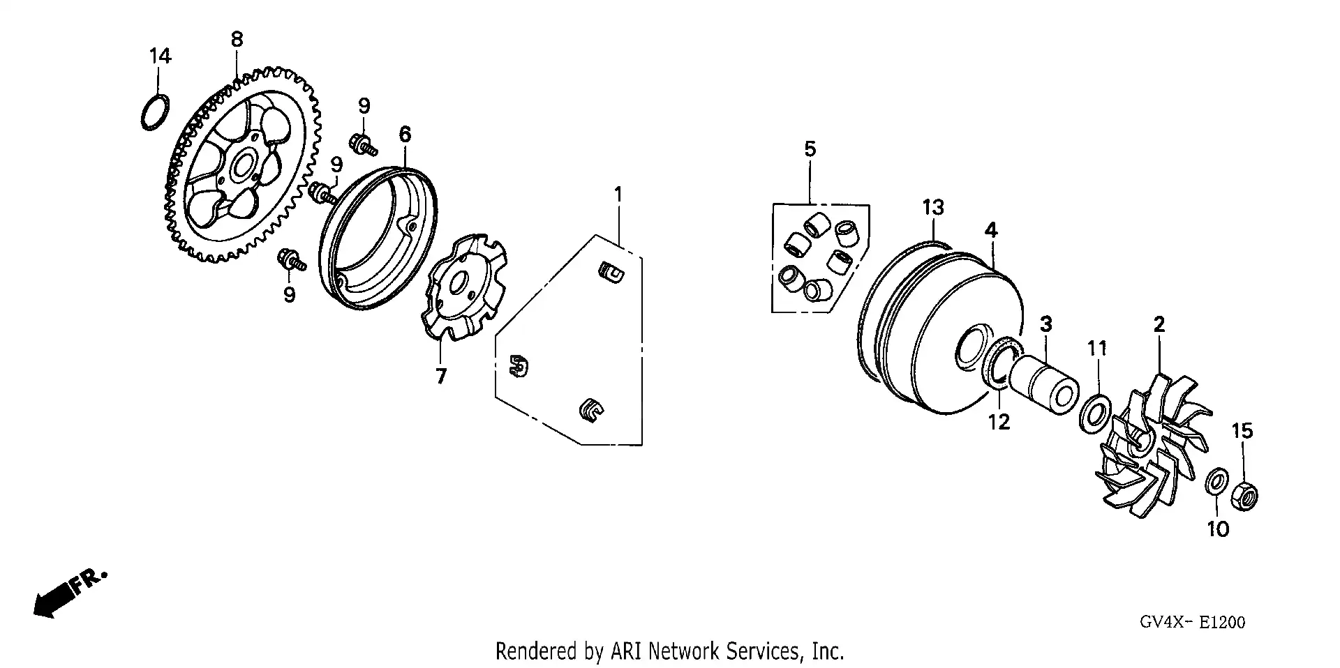 Cara de accionamiento