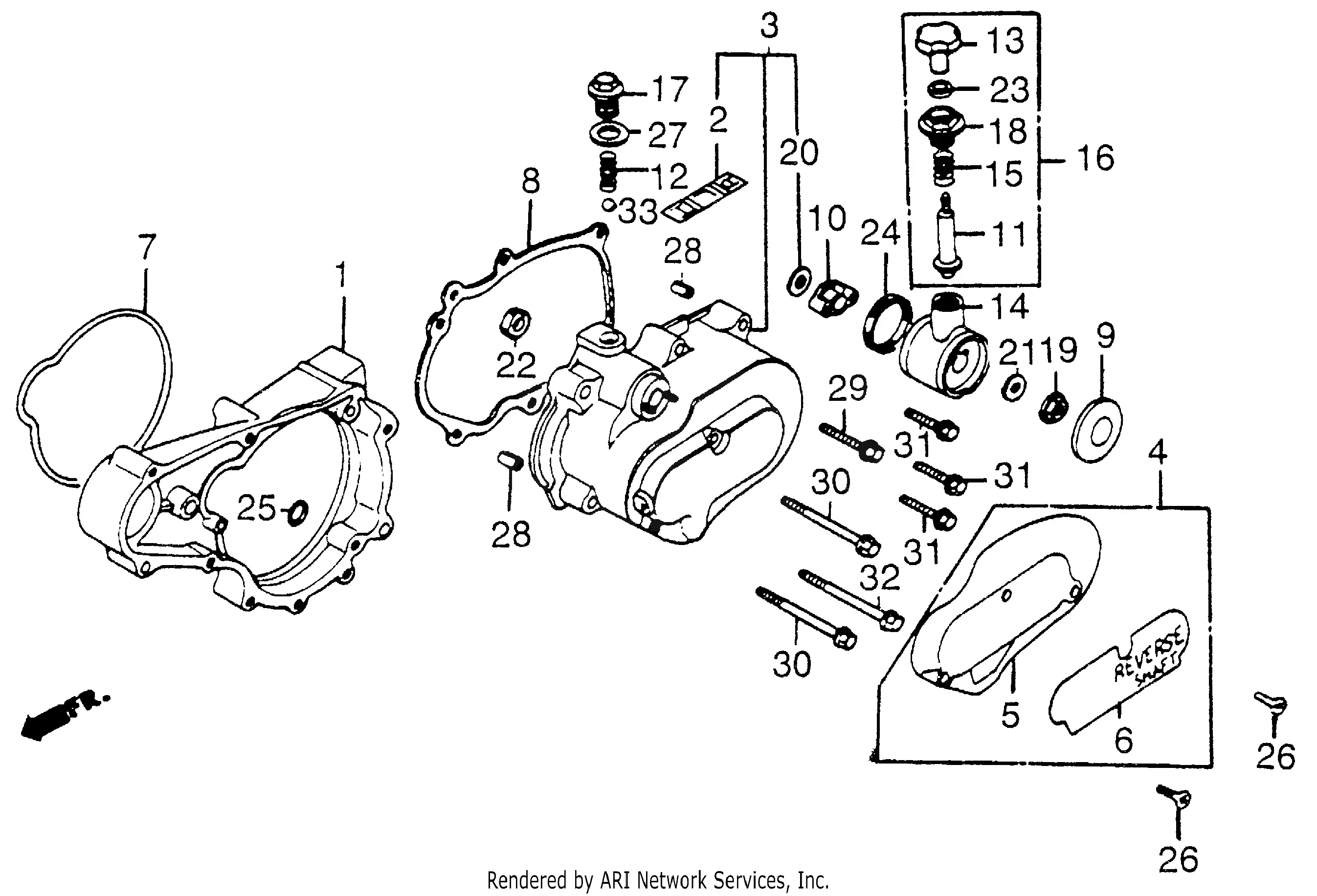 Left Cover Spacer + Subtransmission Cover