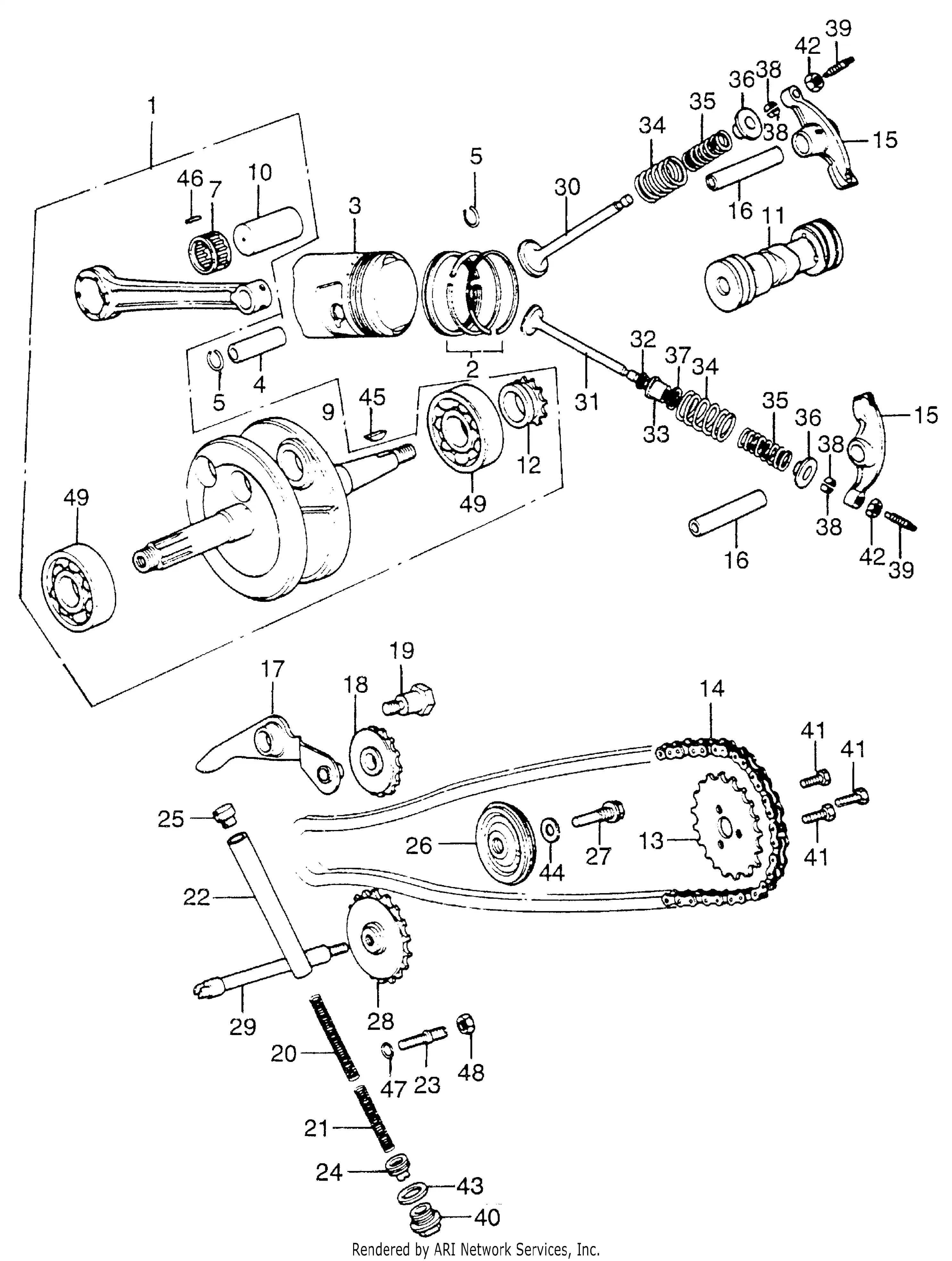 Camshaft Chain Crankshaft