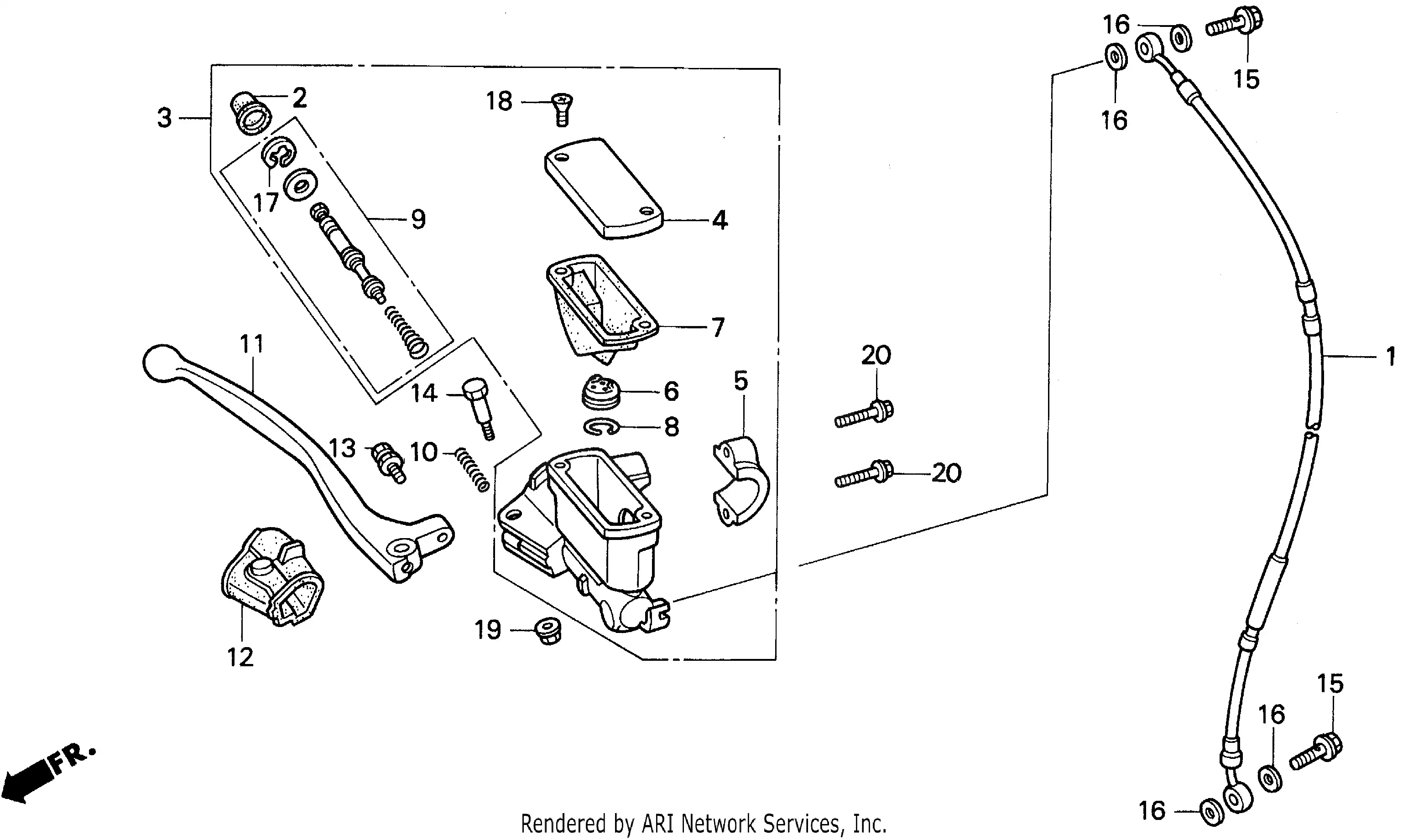 Front Brake Master Cylinder