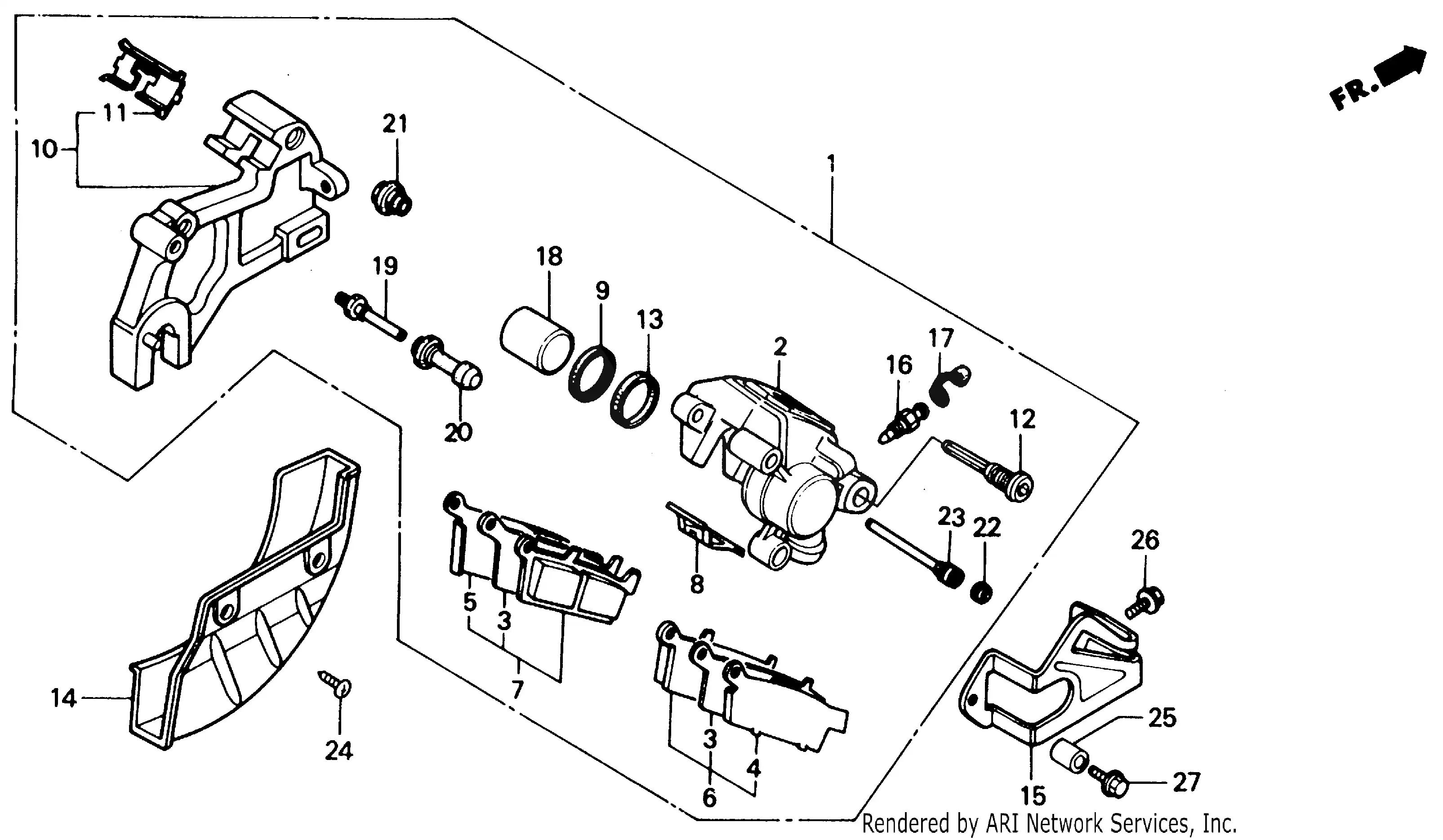 Rear Brake Caliper