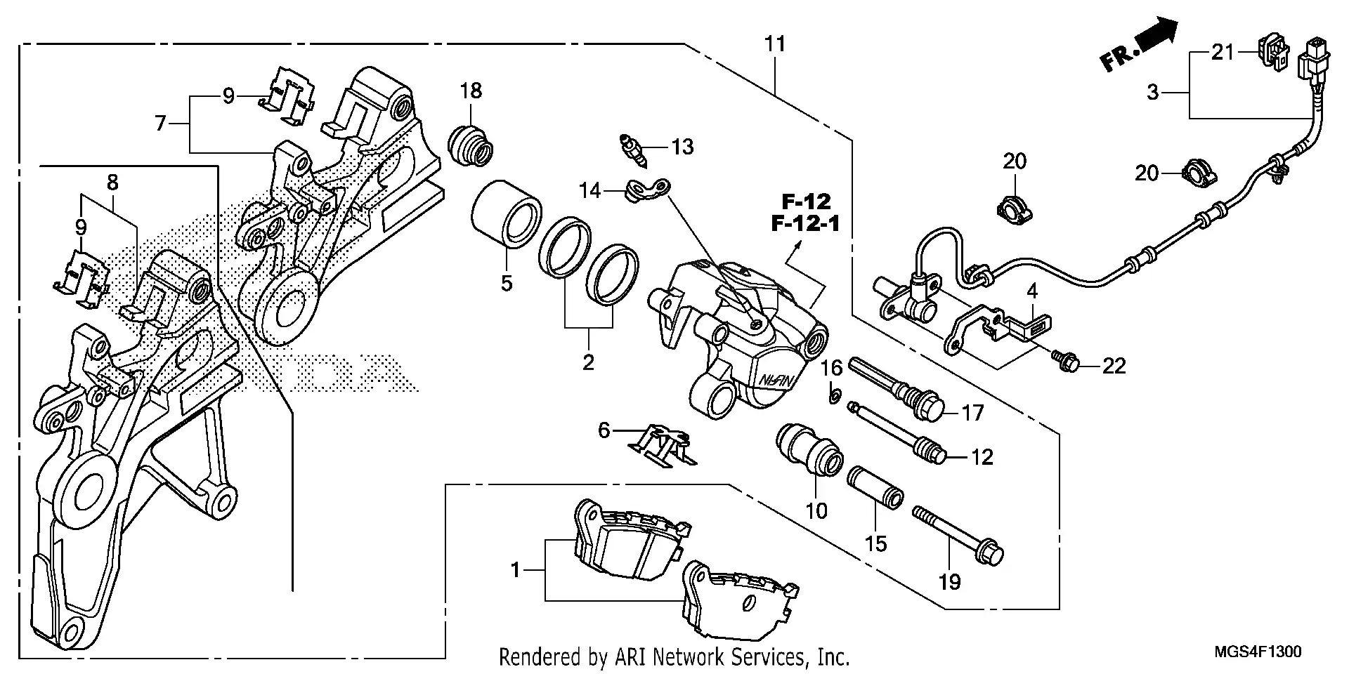 Rear Brake Caliper