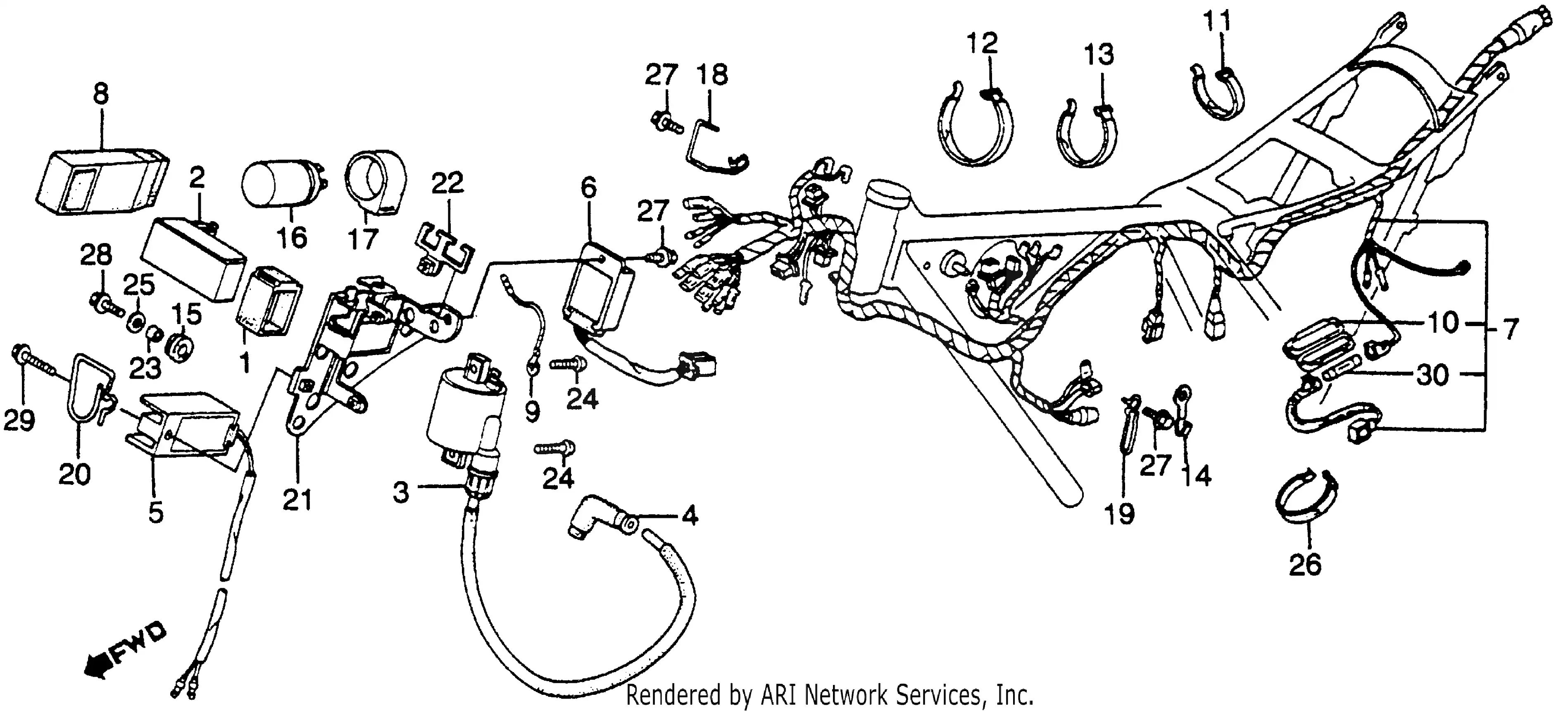 Wire Harness, Ignition Coil