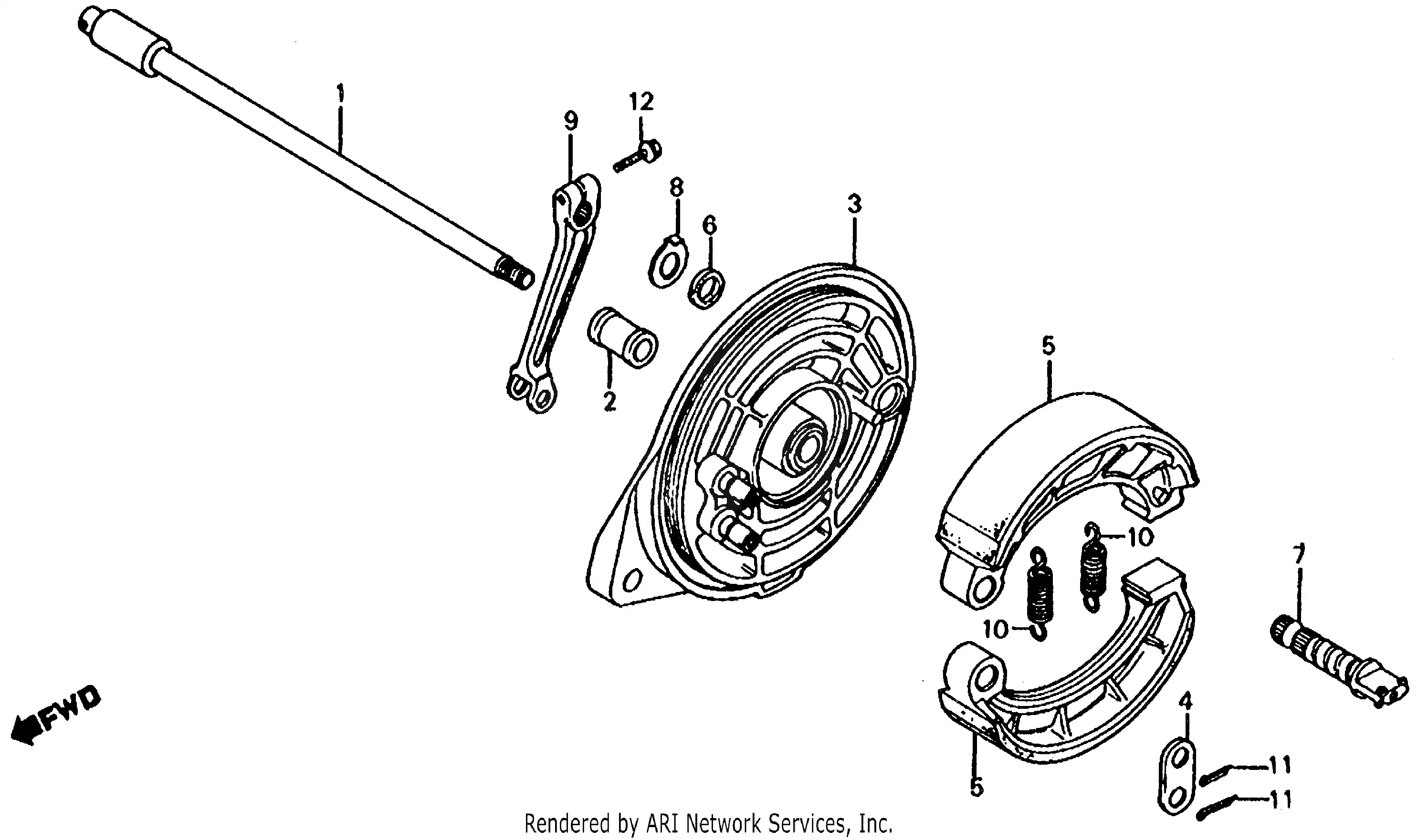 Rear Brake Panel