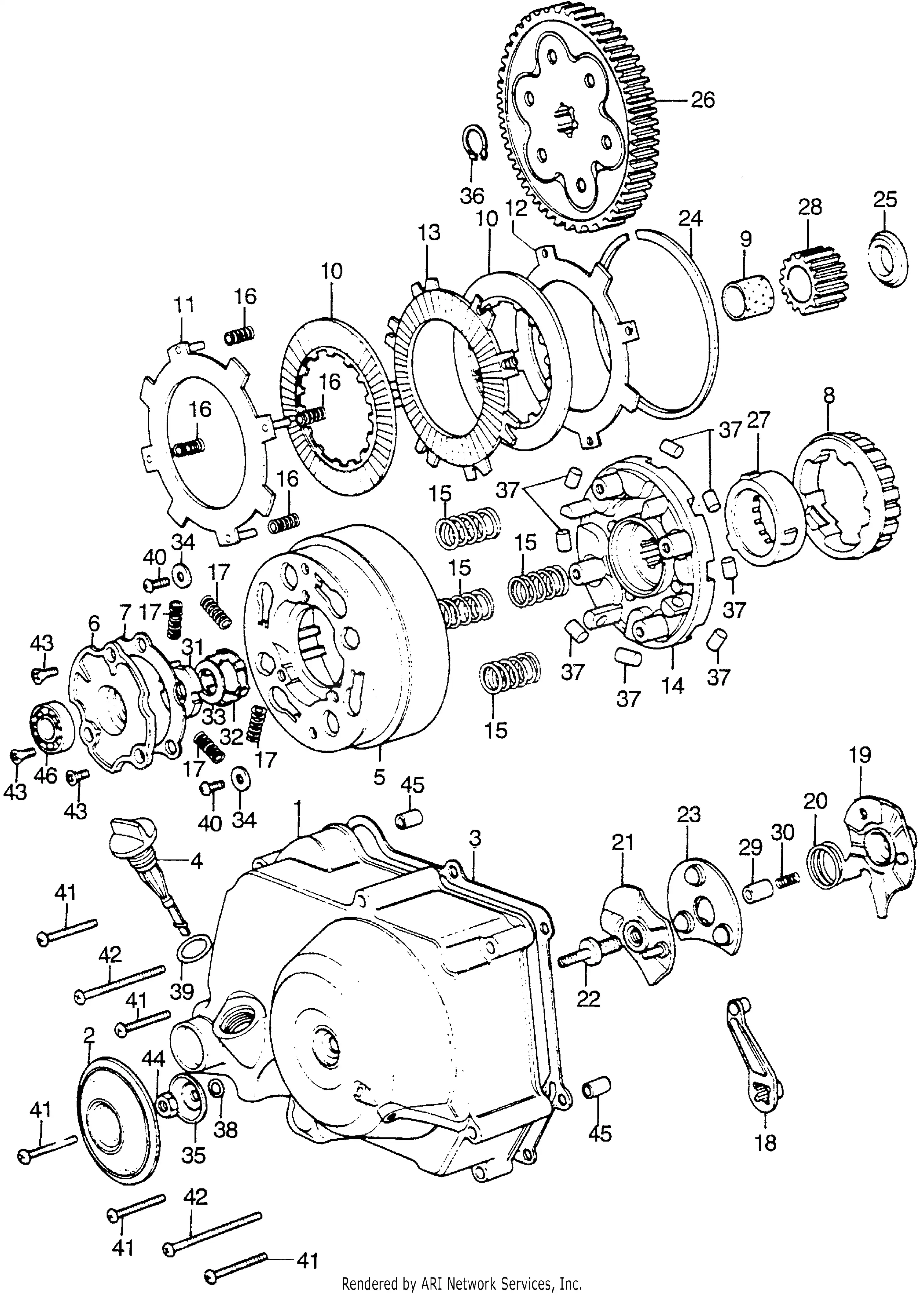 Right Crankcase Cover Clutch