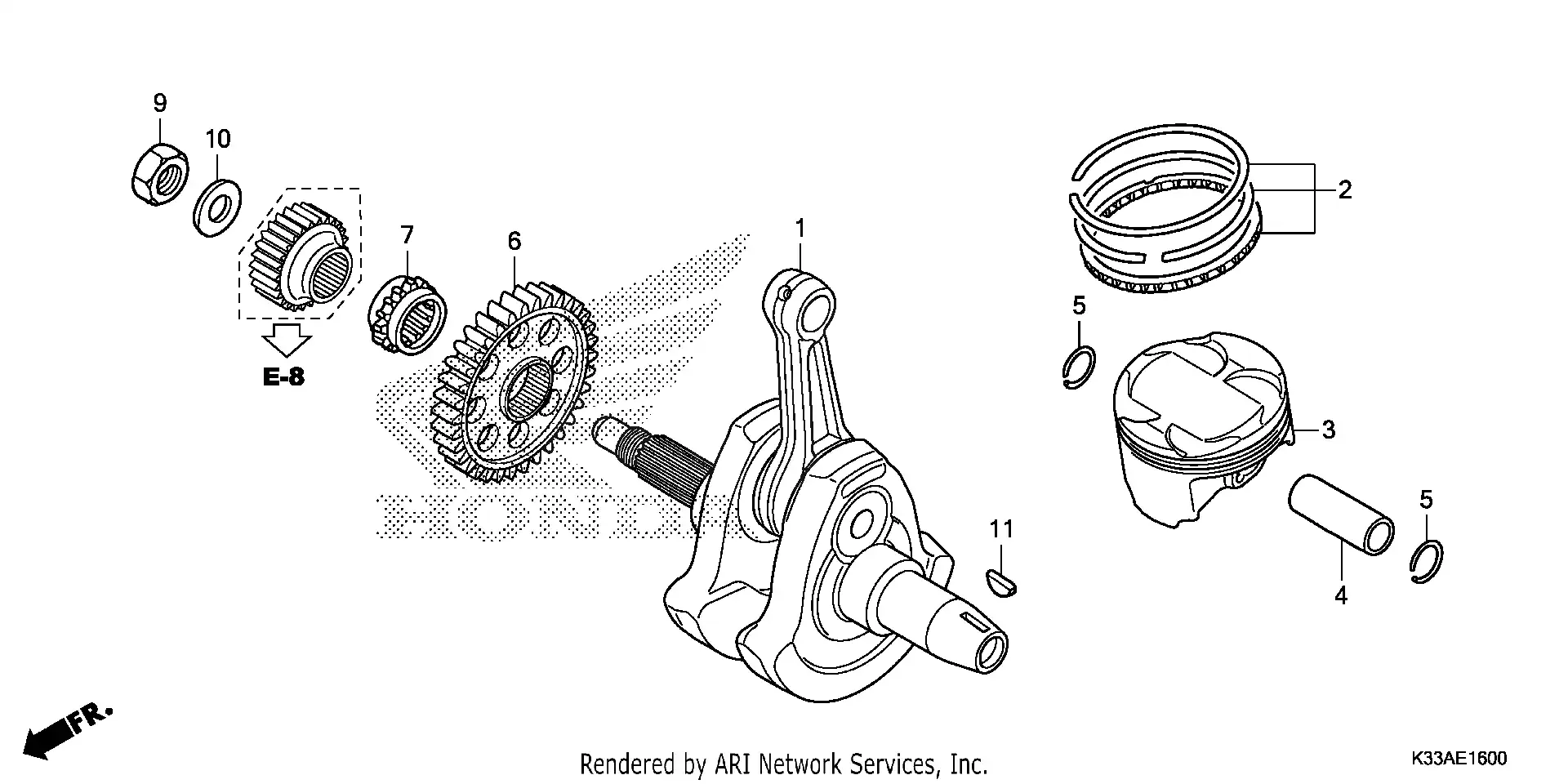 Crankshaft Piston