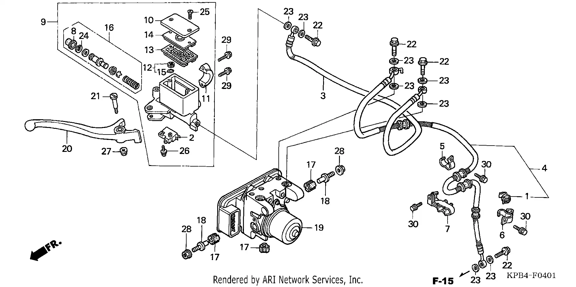 Front Brake Master Cylinder