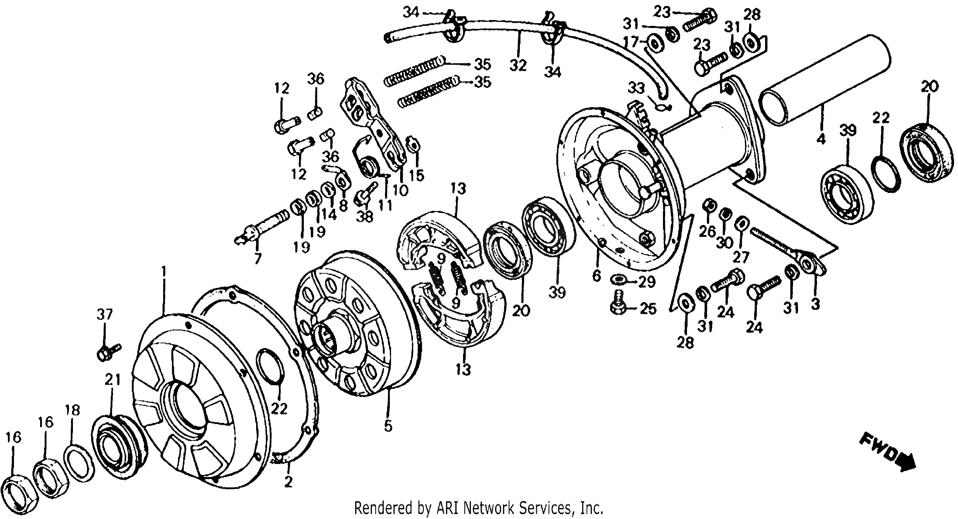 Rear Brake Drum