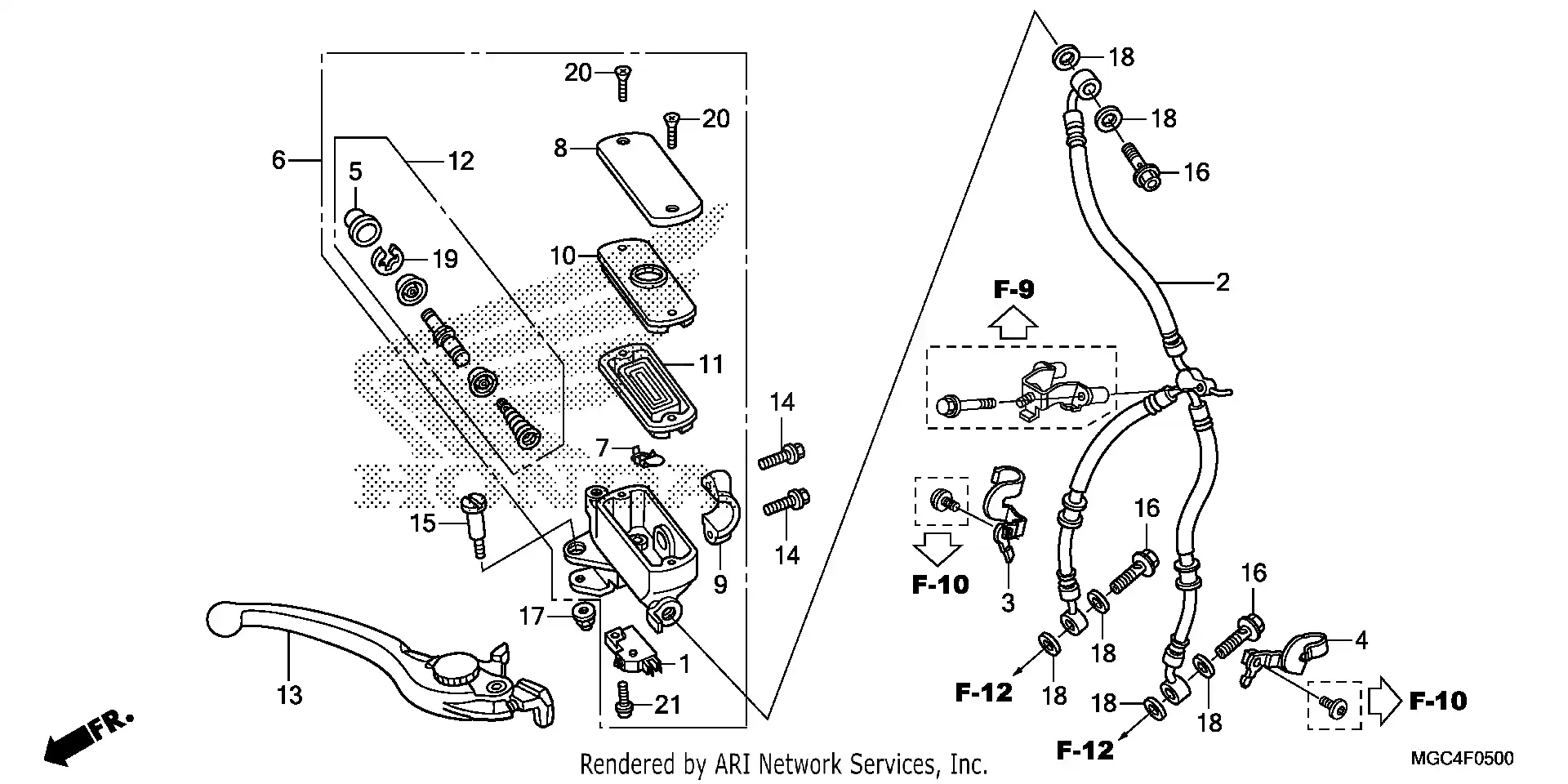 Front Brake Master Cylinder