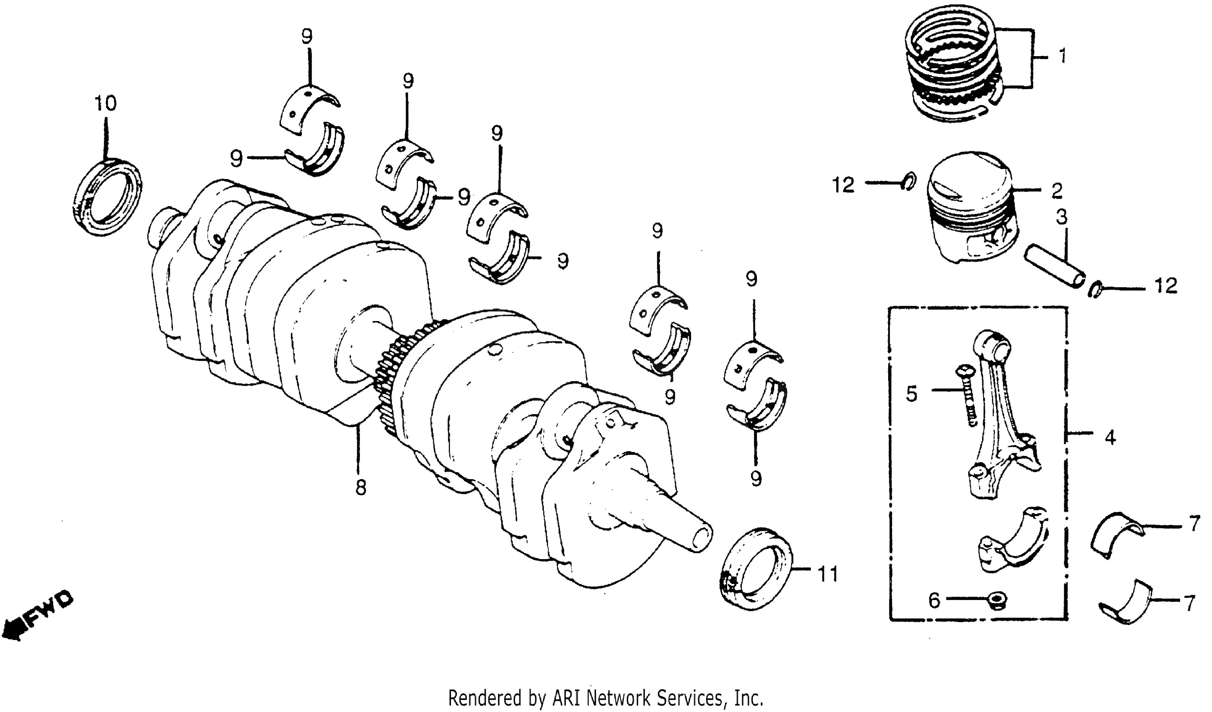 Crankshaft Piston