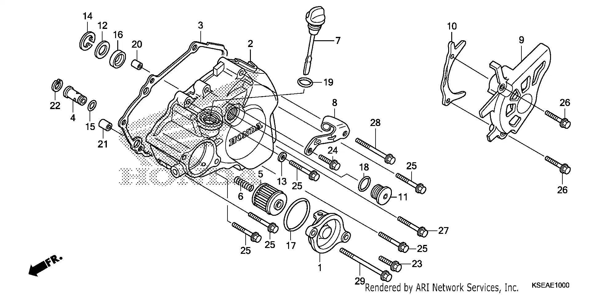 Left Crankcase Cover