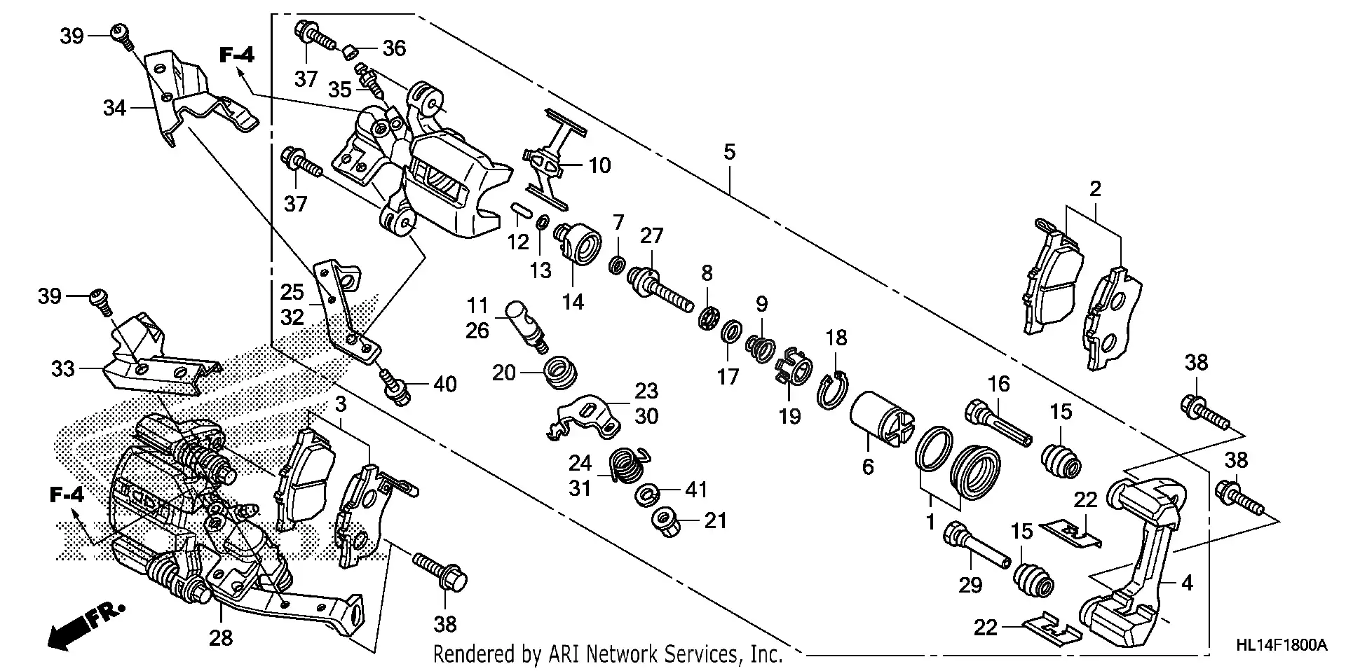 Rear Brake Caliper