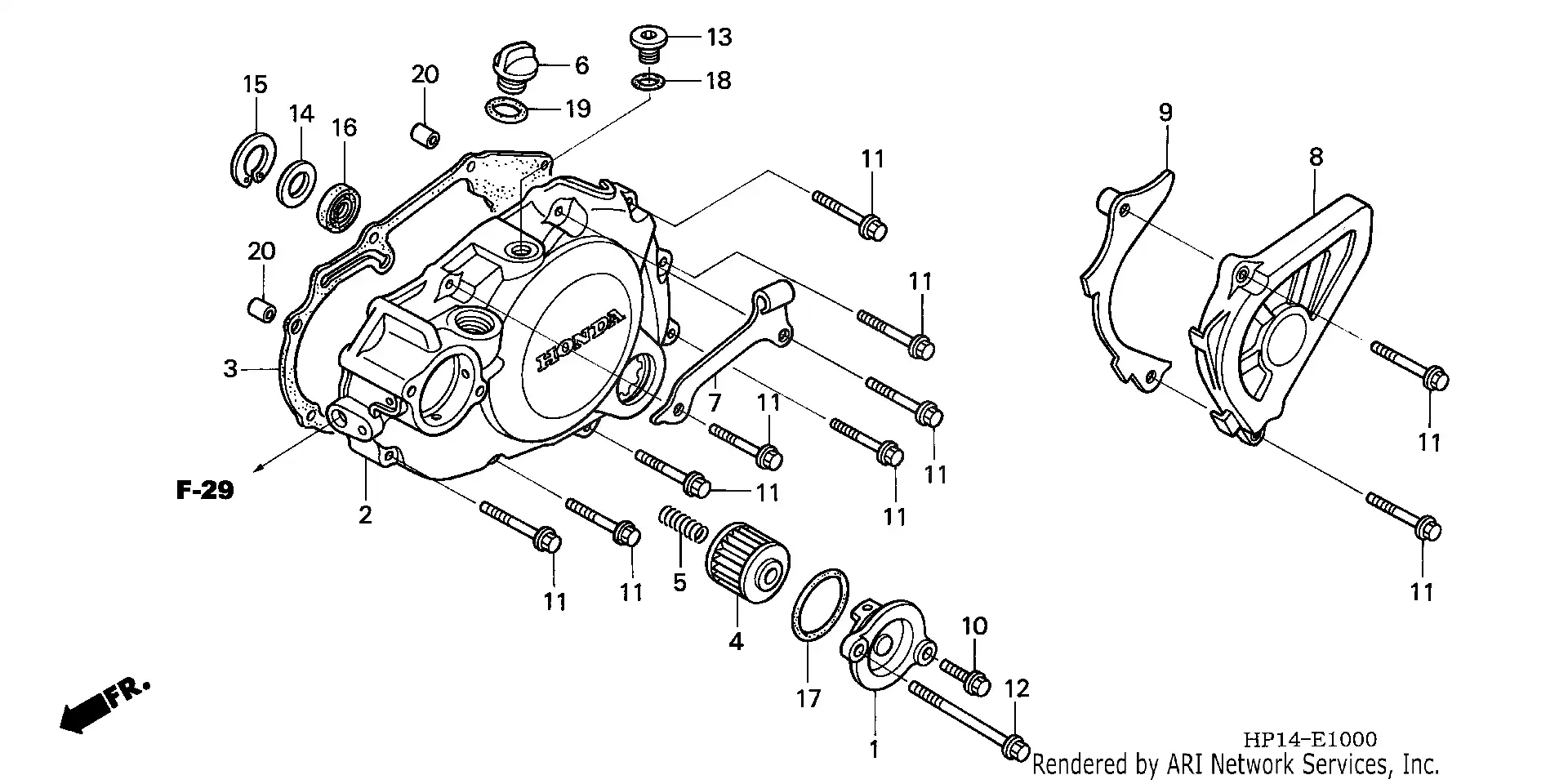 Left Crankcase Cover