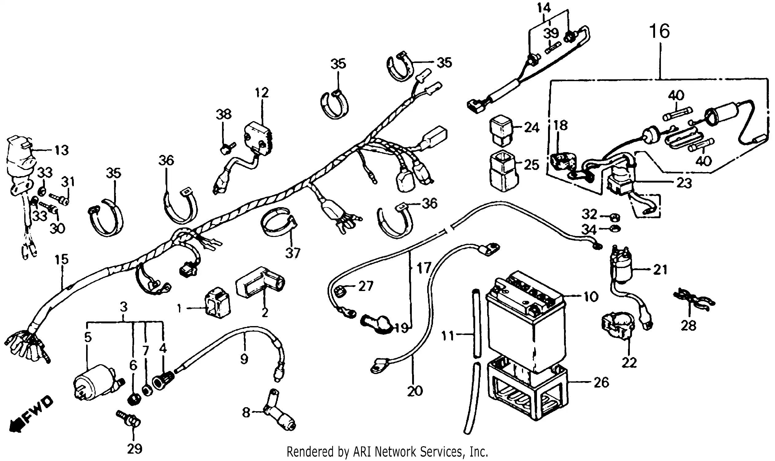 Wire Harness + Rectifier