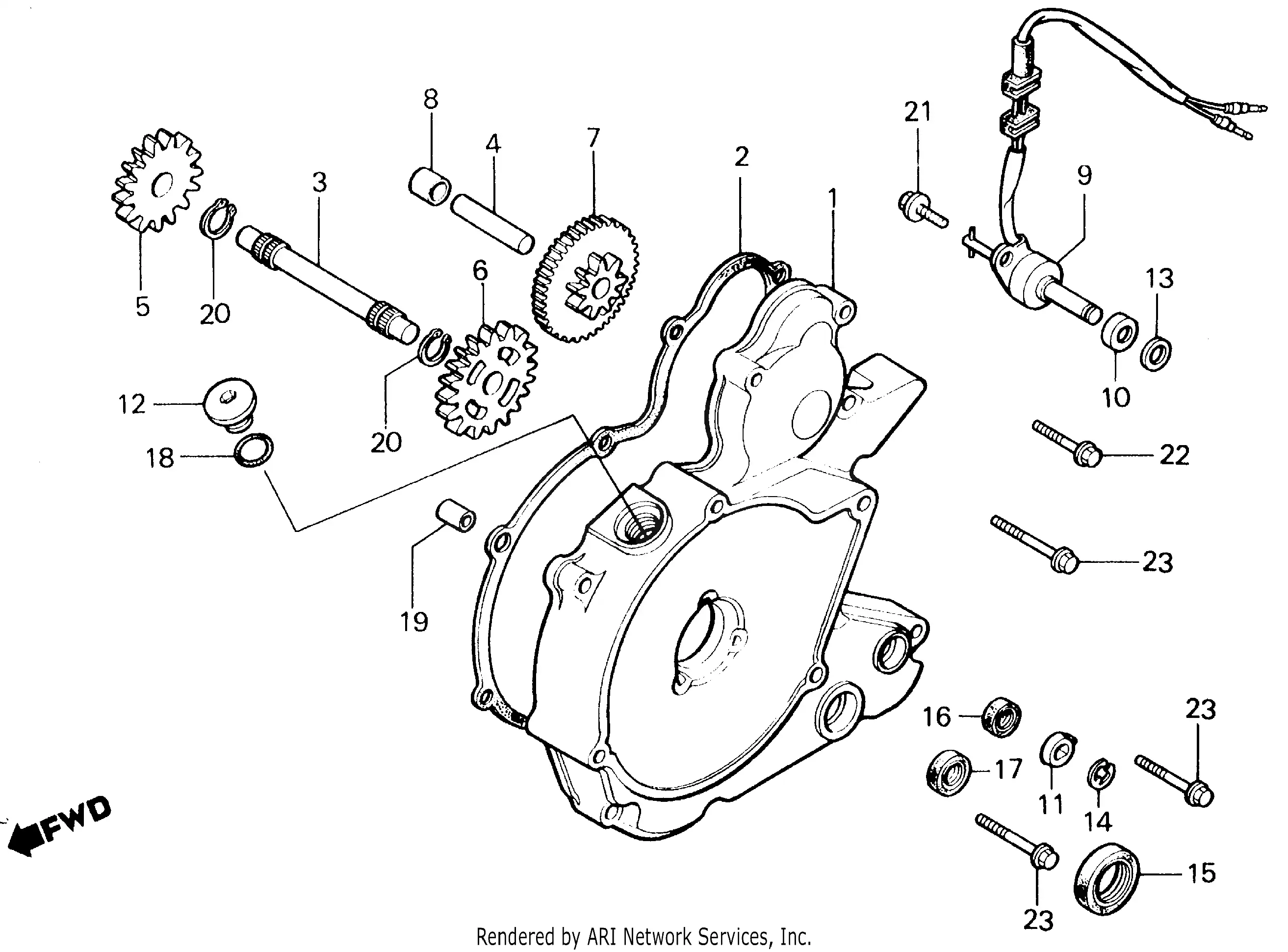 Left Crankcase Cover