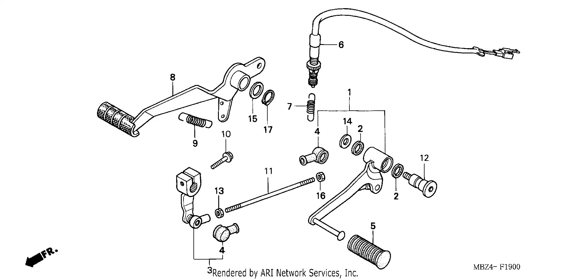 Brake Pedal, Change Pedal