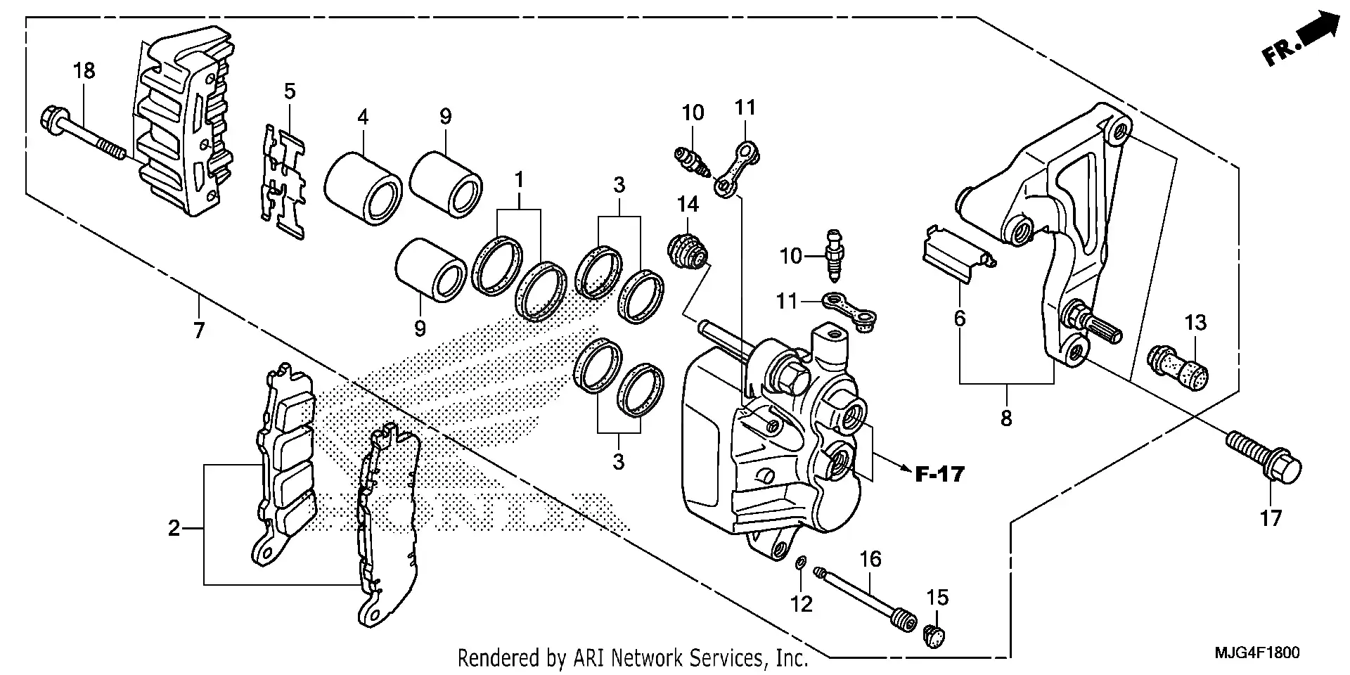 Rear Brake Caliper