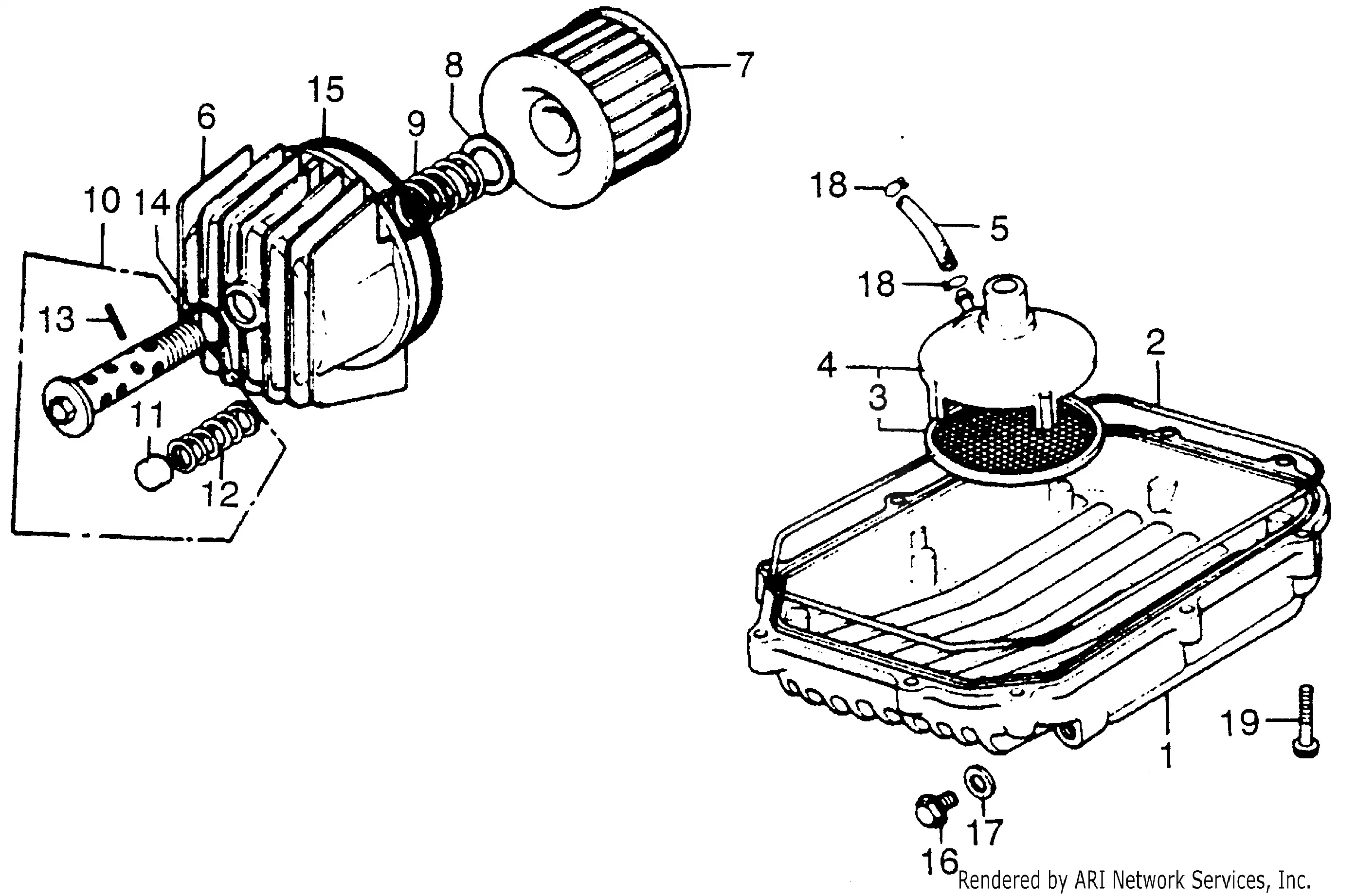 Oil Filter + Oil Pan