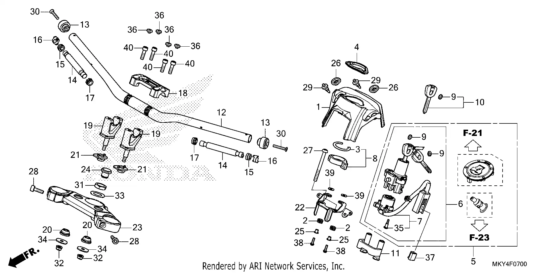 Handlebar Top Bridge