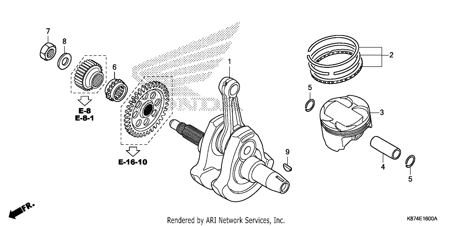 Crankshaft Piston